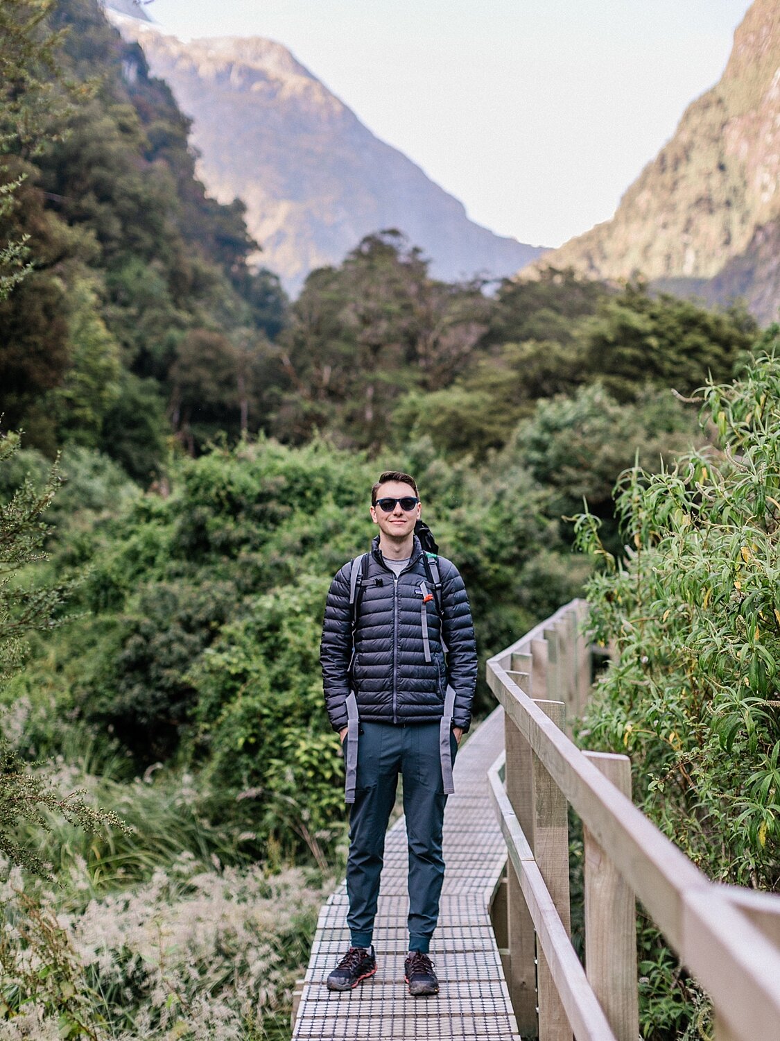 Milford Track walking trail in New Zealand photographed by travel photographer Asher Gardner Photography