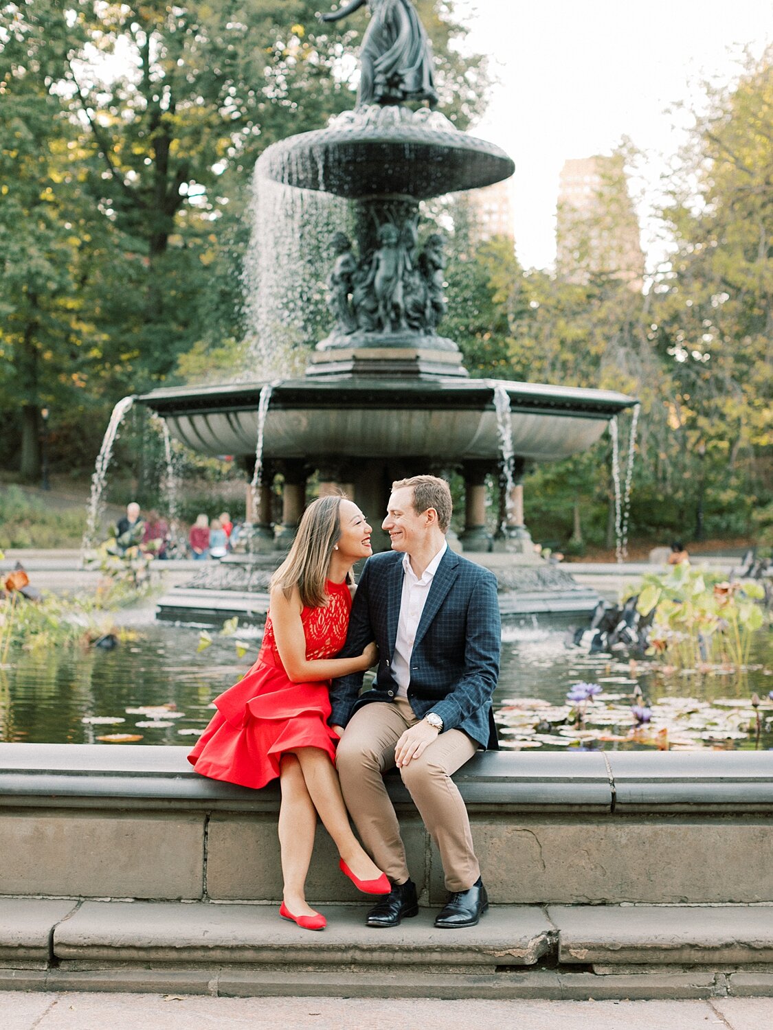 Bethesda Fountain Engagement – Asher Gardner Photography