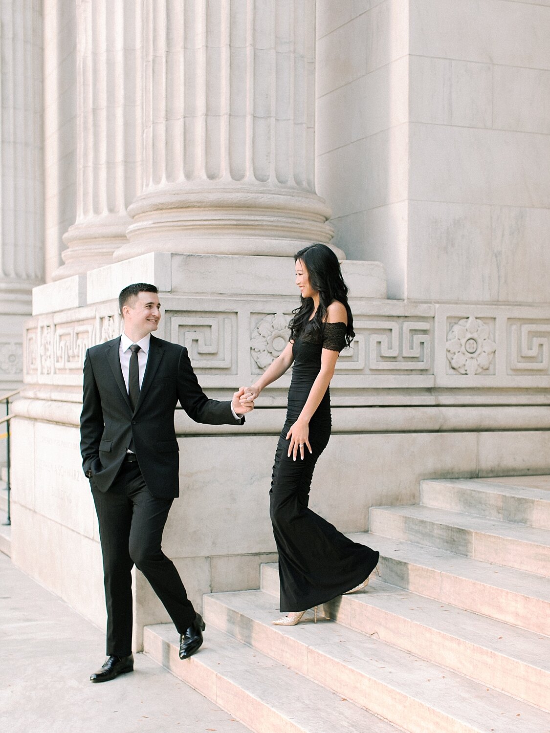 engagement session in new York City with Asher Gardner Photography