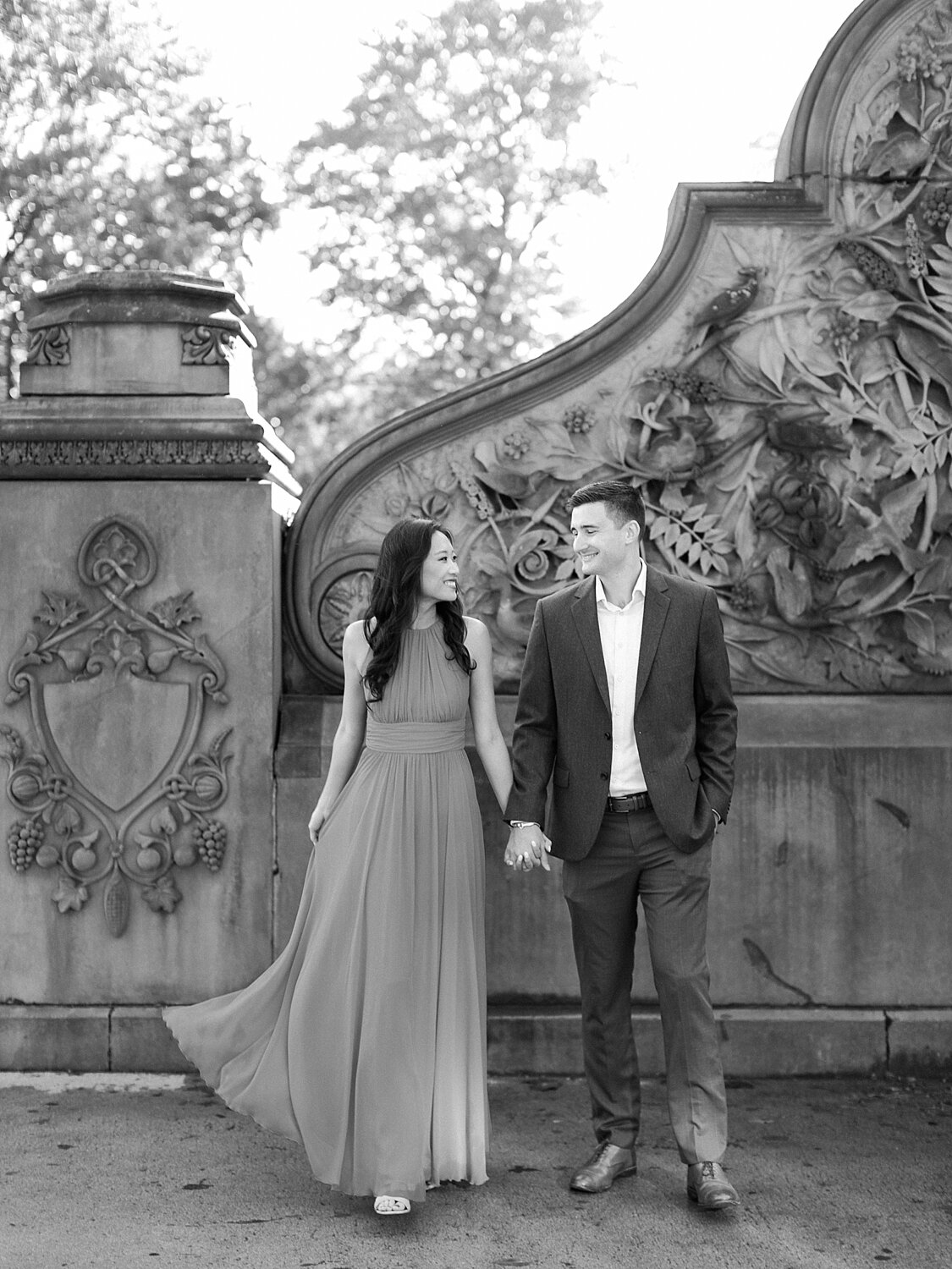 Central Park engagement session with Asher Gardner Photography