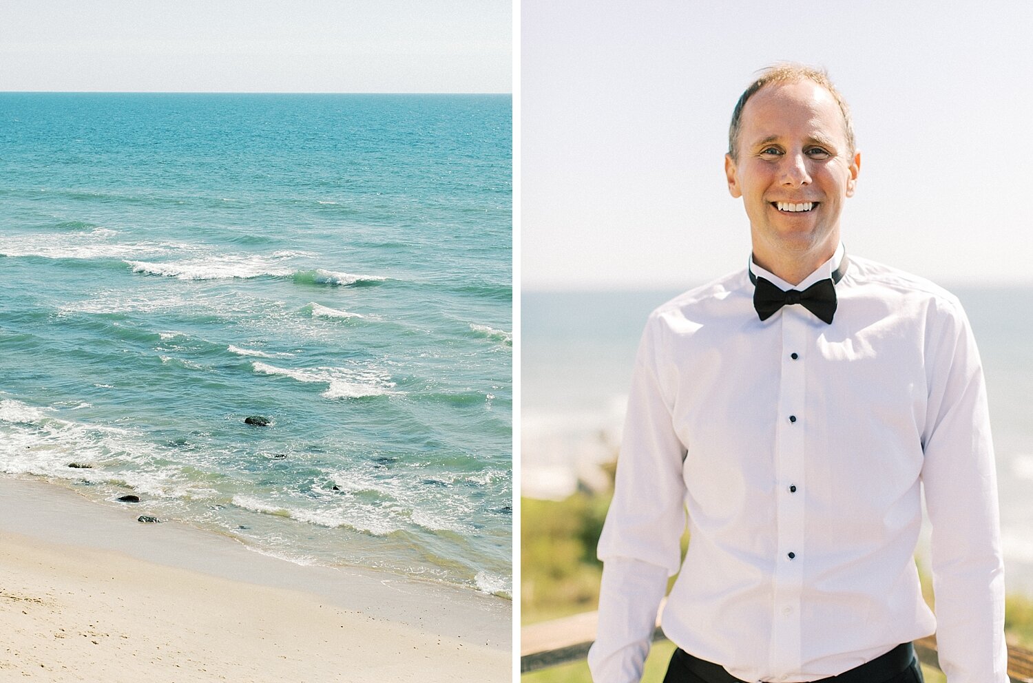 groom prepares for LBI wedding with Asher Gardner Photography