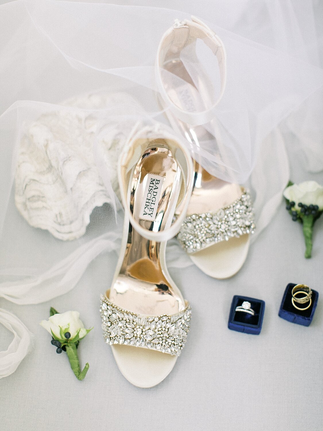 bride's shoes for NY wedding day photographed by Asher Gardner Photography