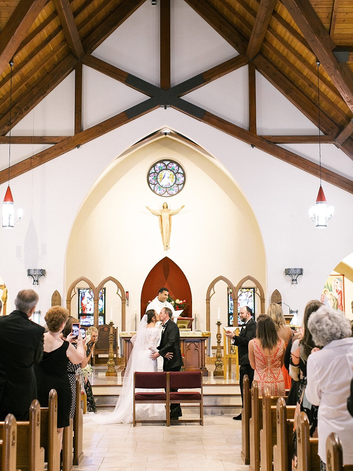 wedding ceremony in church photographed by Asher Gardner Photography