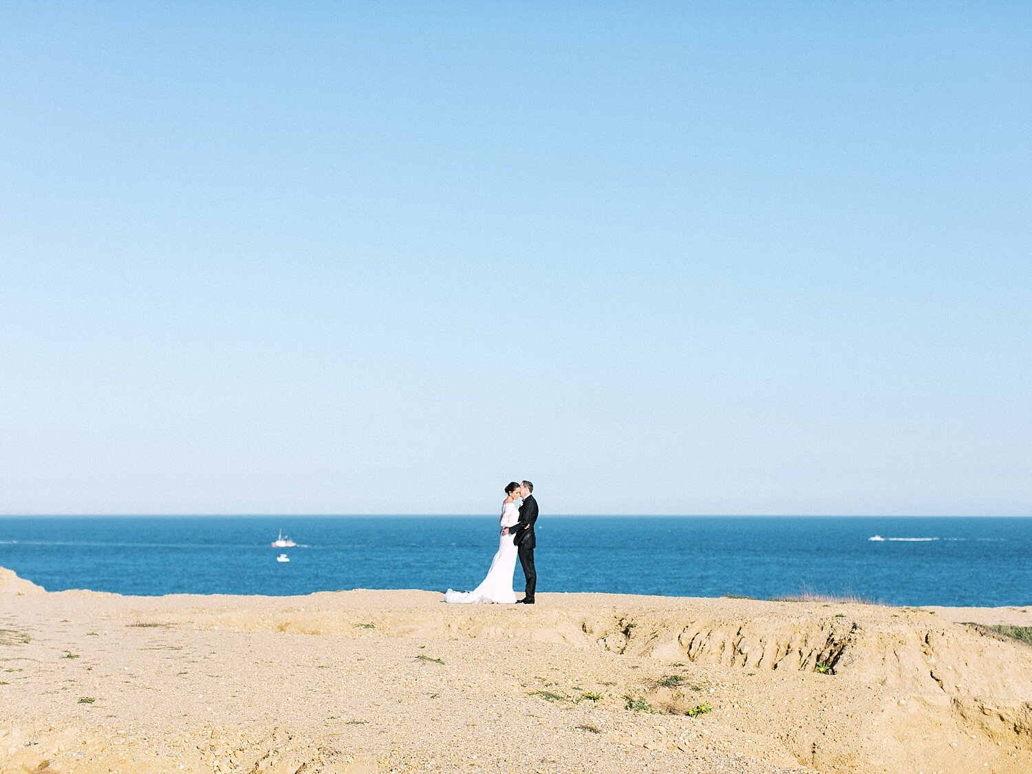 beach wedding portraits by NY and travel wedding photographer Asher Gardner Photography