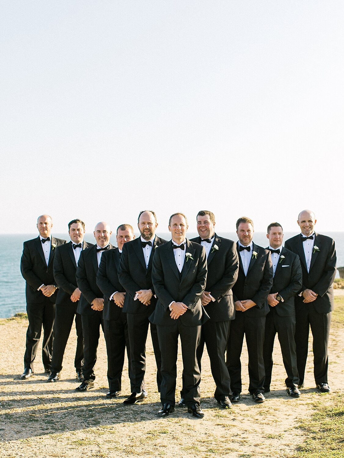 groomsmen at 360 Downs in Montauk NY with Asher Gardner Photography