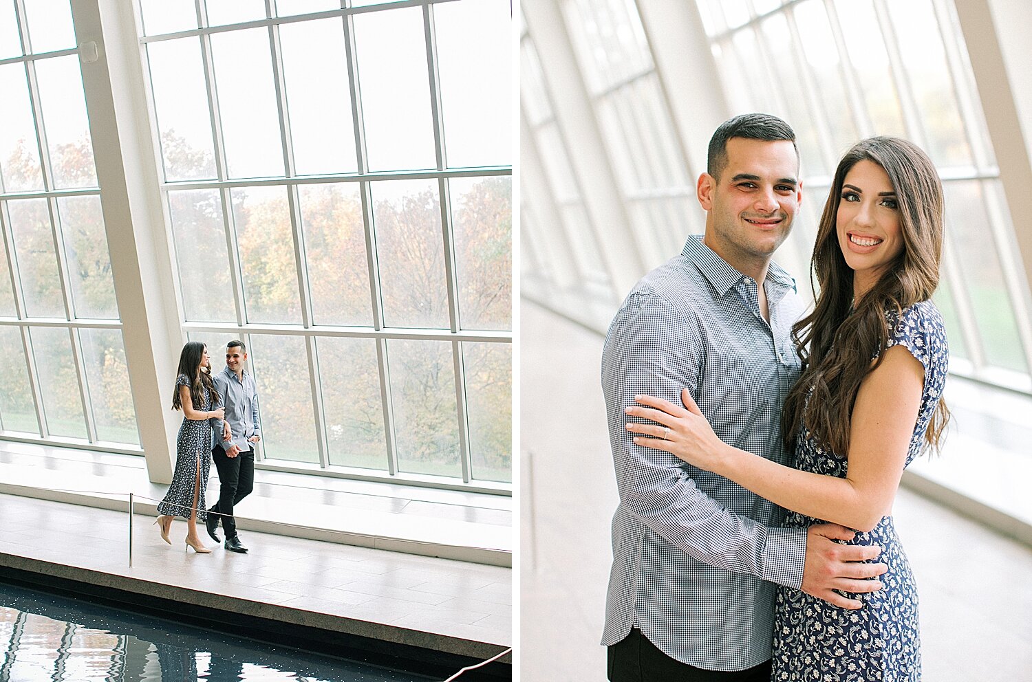 engagement session in the The Metropolitan Museum of Art with Asher Gardner Photography