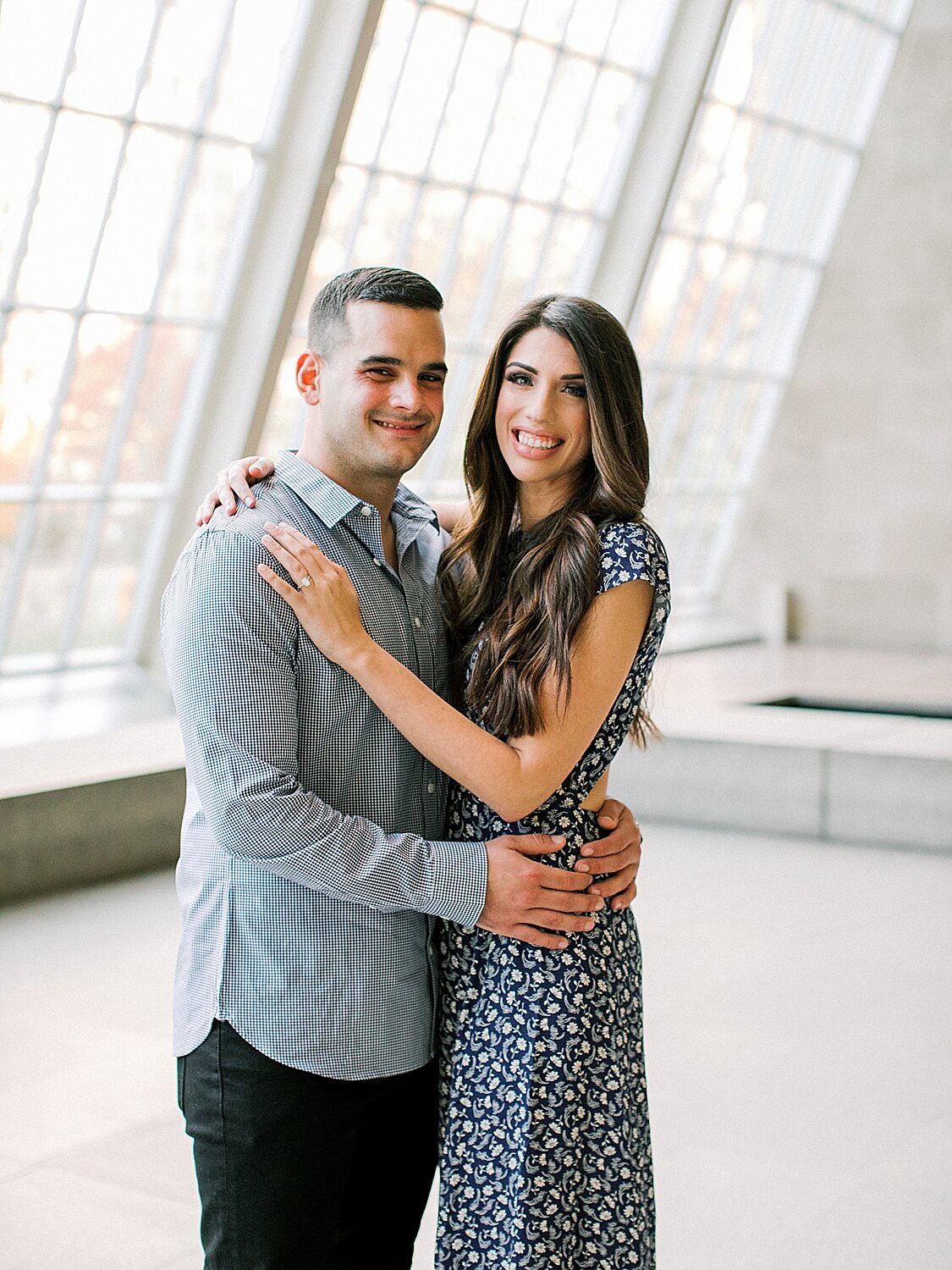engagement session in The Metropolitan Museum of Art with Asher Gardner Photography