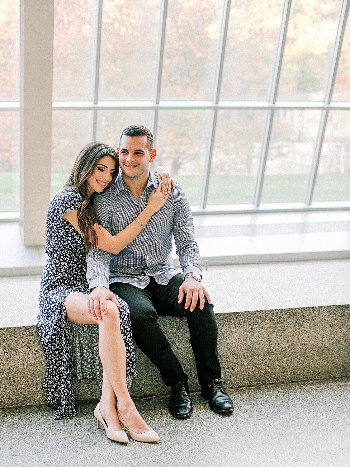 The Metropolitan Museum of Art engagement photos with Asher Gardner Photography