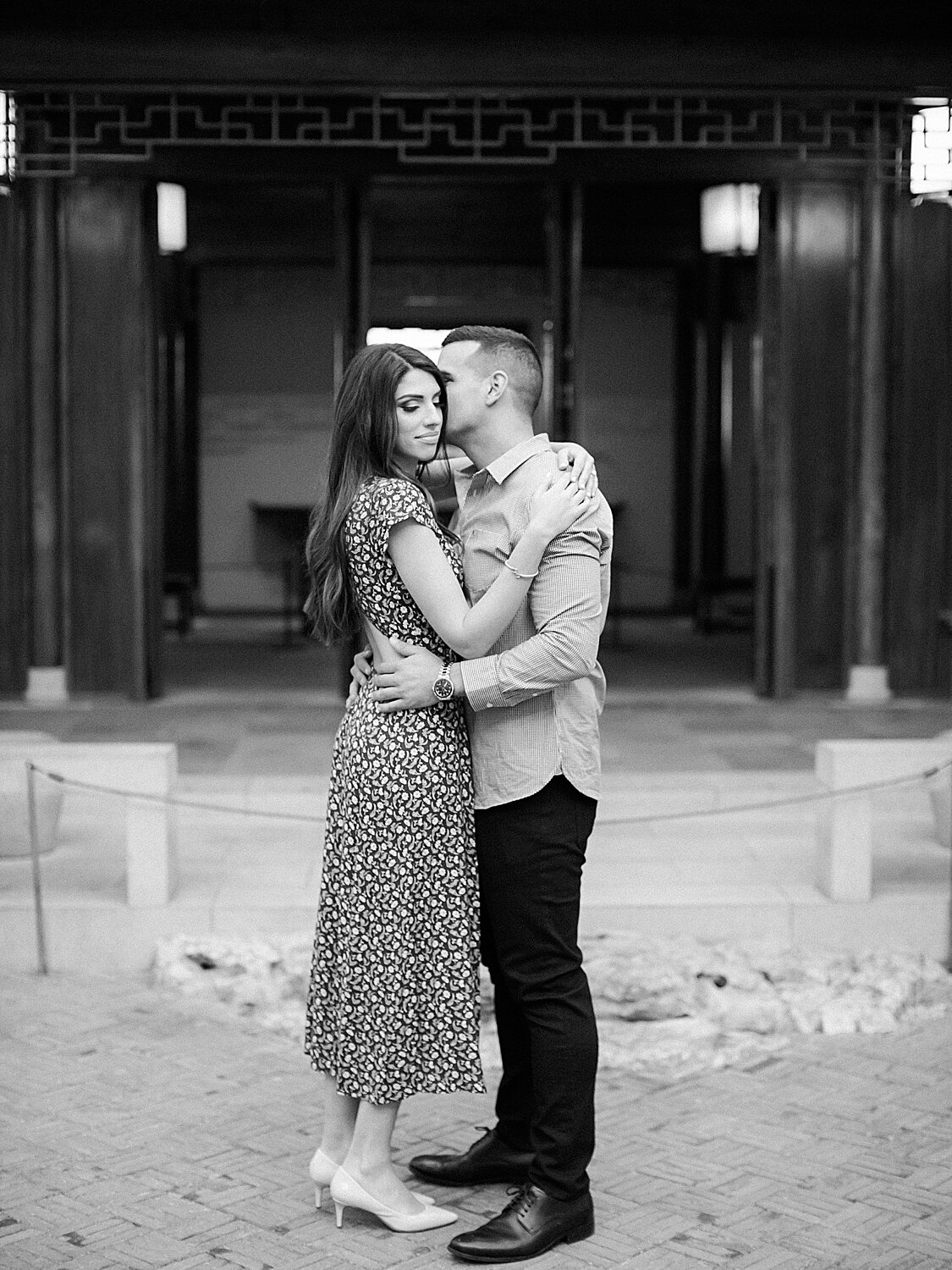 engagement photos at The Metropolitan Museum of Art with Asher Gardner Photography