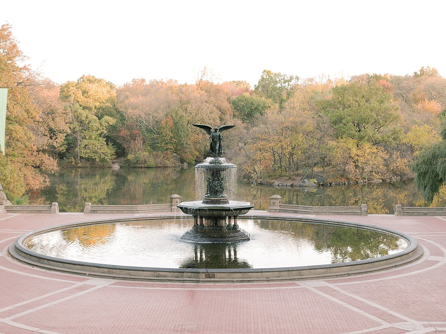 Bethesda Fountain in Central Park photographed by Asher Gardner Photography