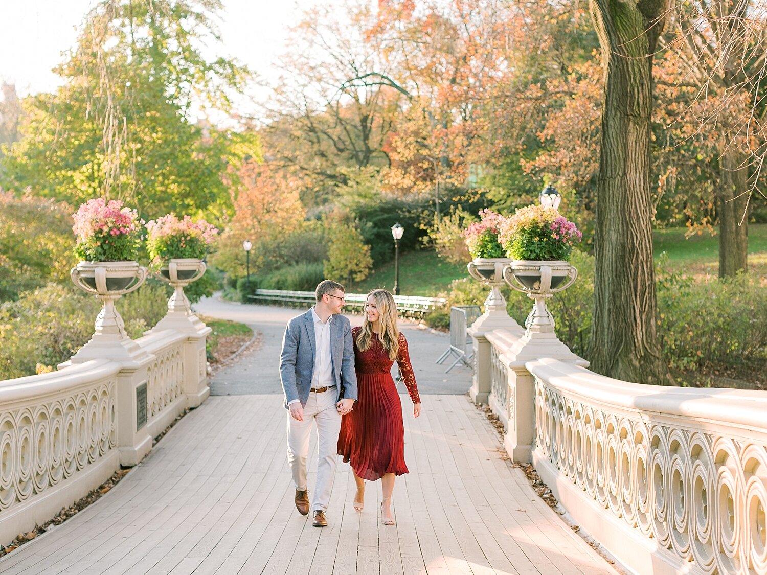 engagement photos in the park with Asher Gardner Photography