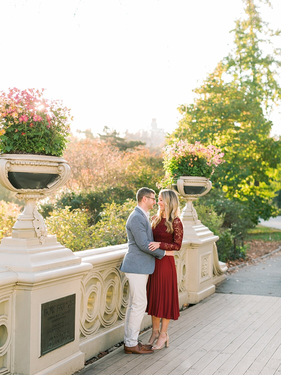 Central Park engagement session in the fall with Asher Gardner Photography
