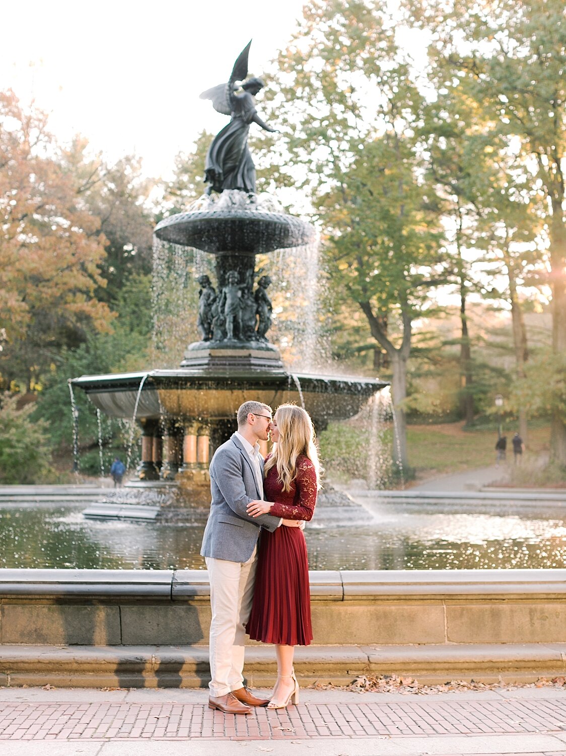 Bethesda Fountain Engagement – Asher Gardner Photography