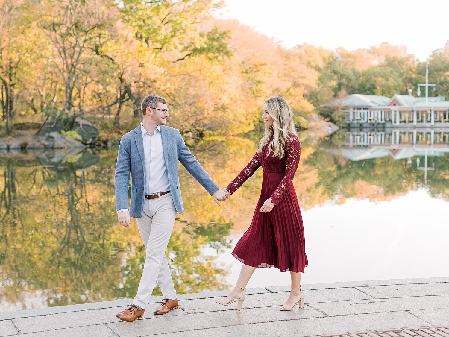 Bethesda Fountain Engagement – Asher Gardner Photography