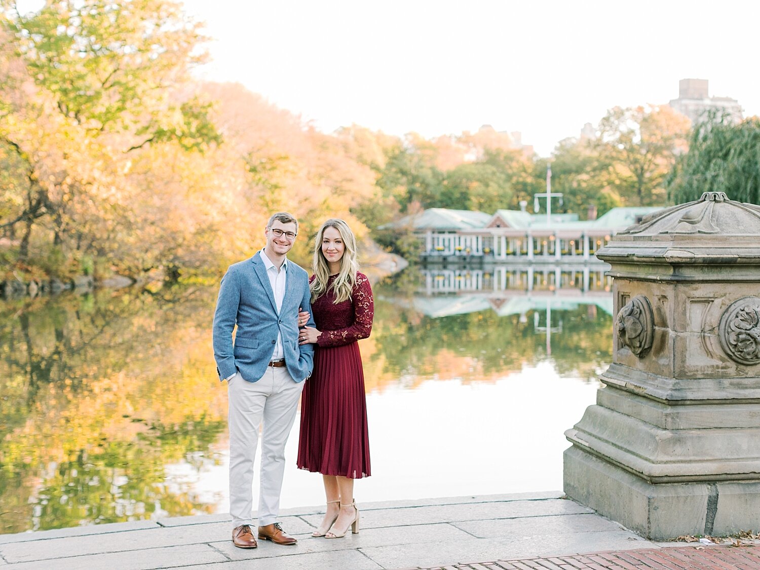 engagement session in Central Park by Asher Gardner Photography