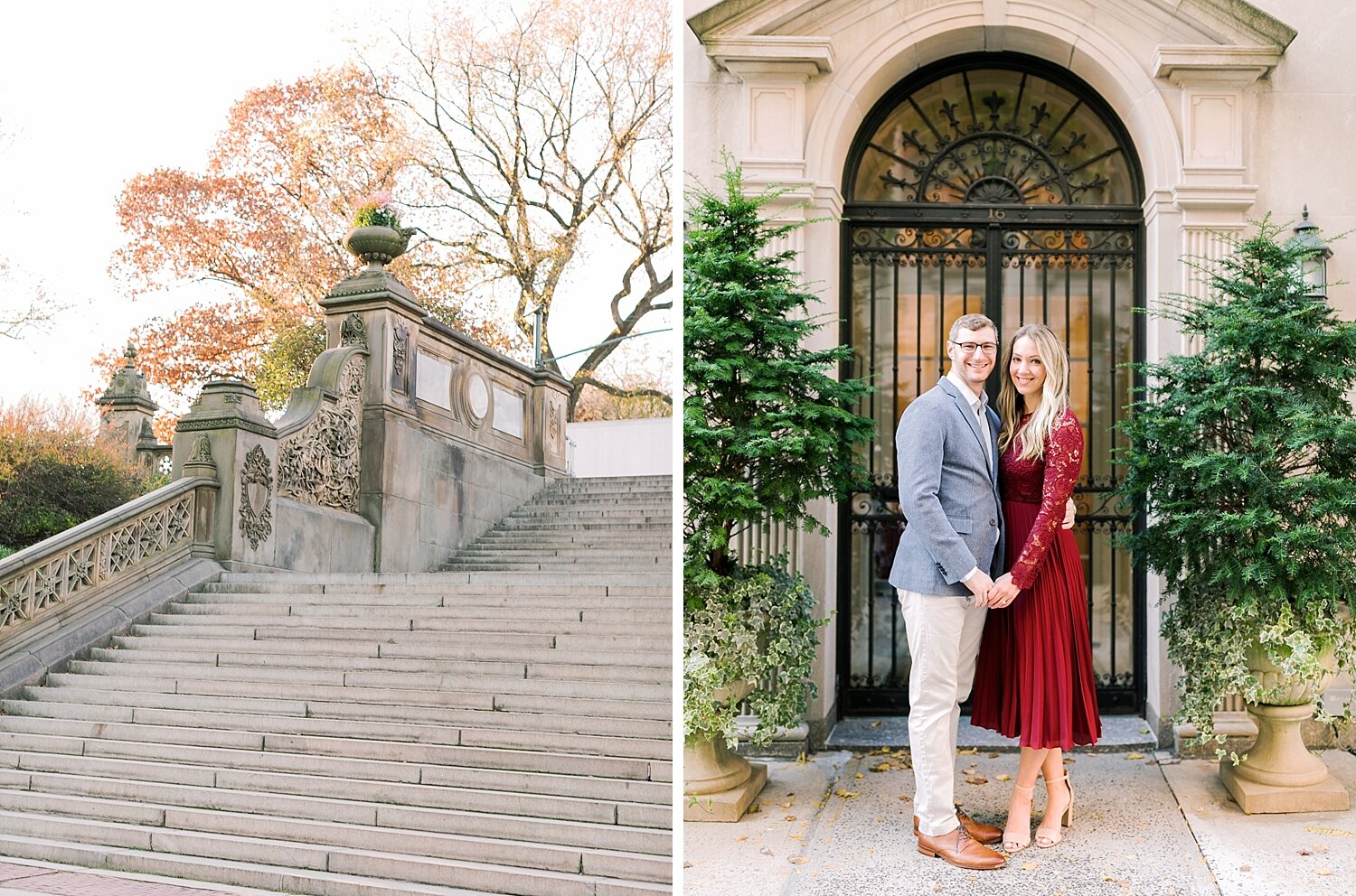 Bethesda Fountain Engagement – Asher Gardner Photography