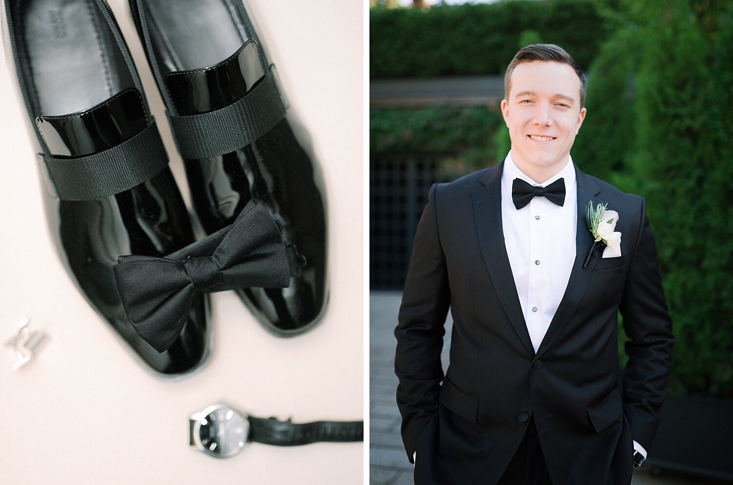 groom's details photographed by Asher Gardner Photography