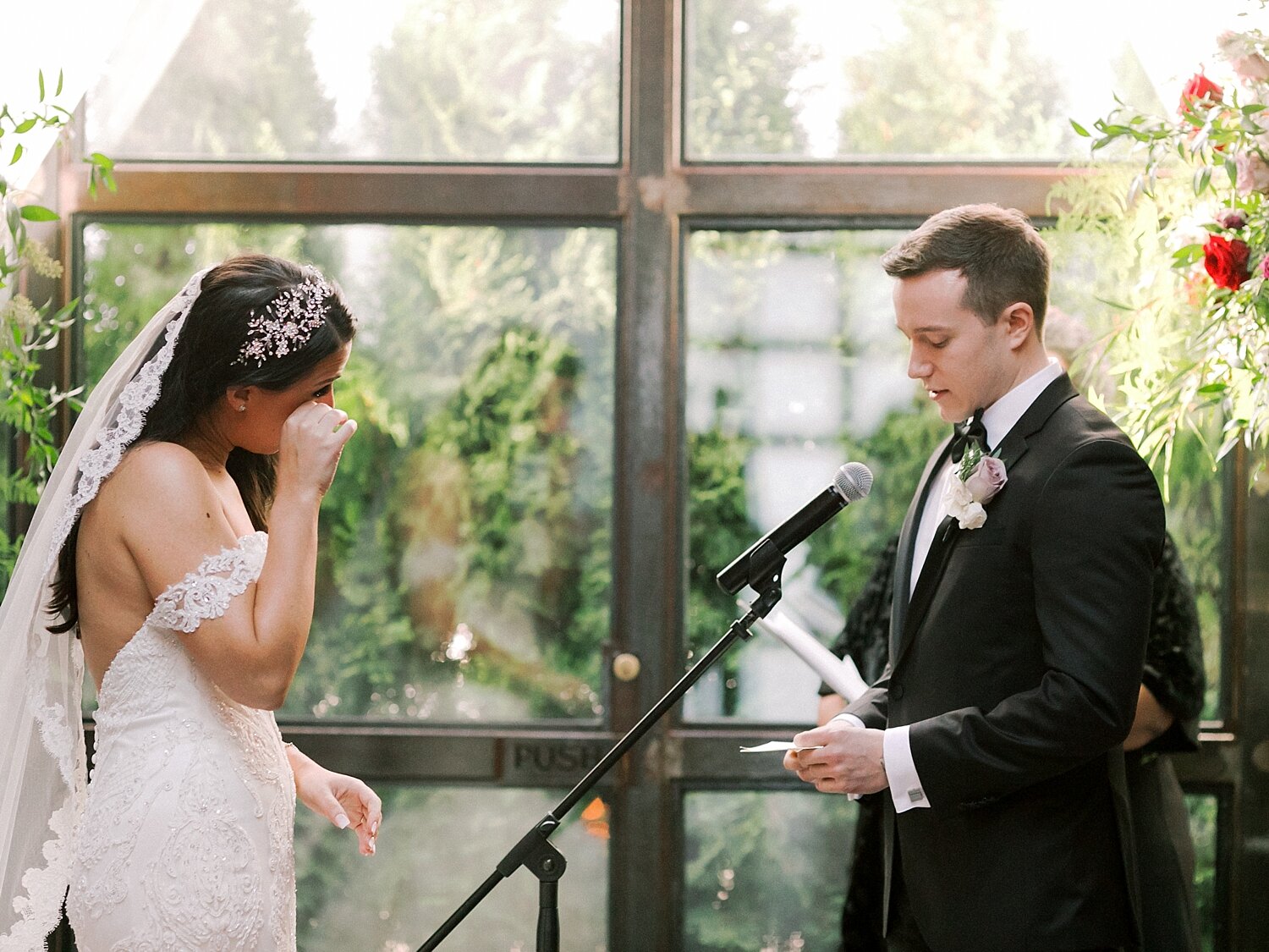 emotional wedding ceremony with Asher Gardner Photography