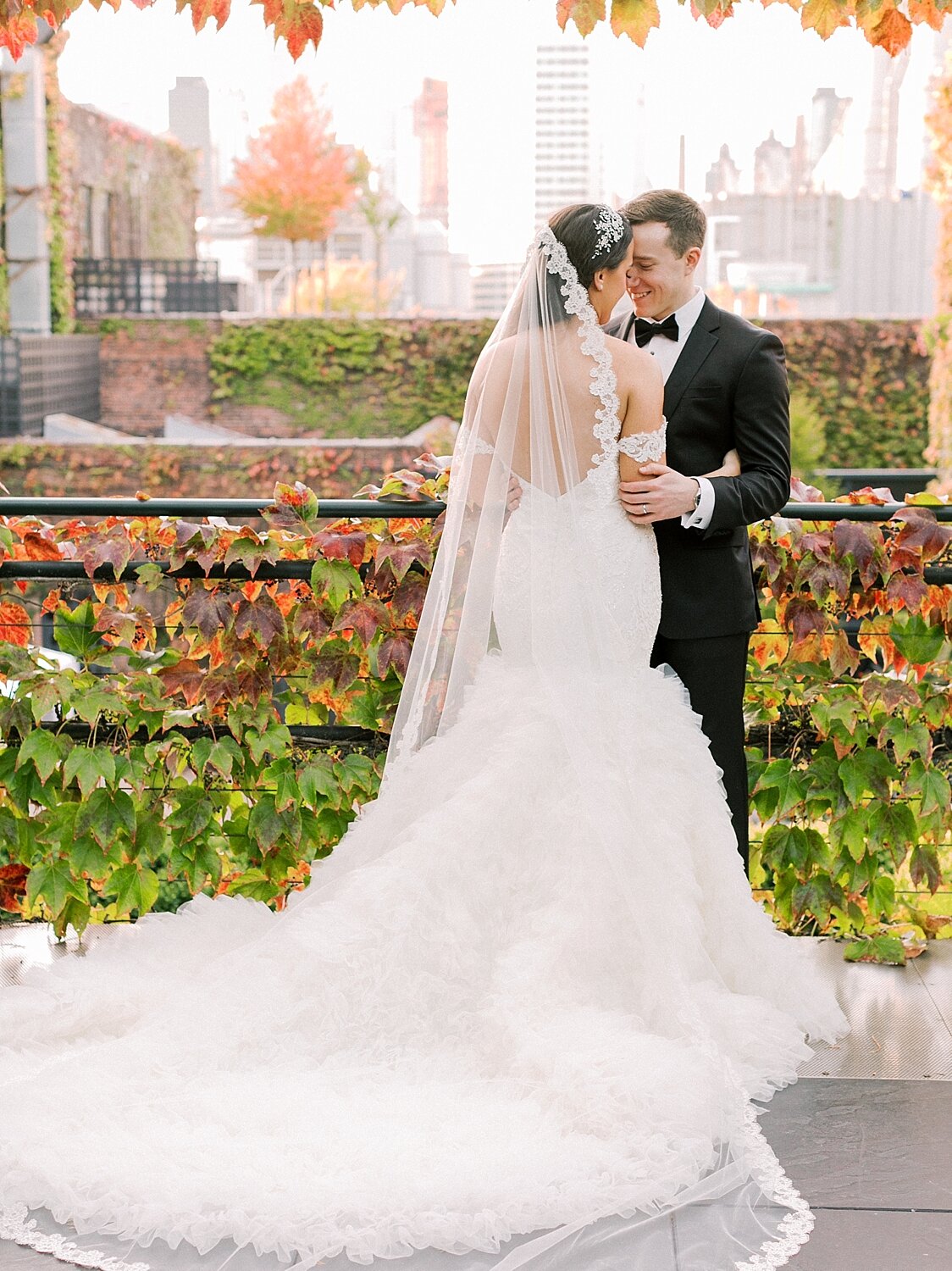 rooftop wedding portraits at the Foundry by Asher Gardner Photography