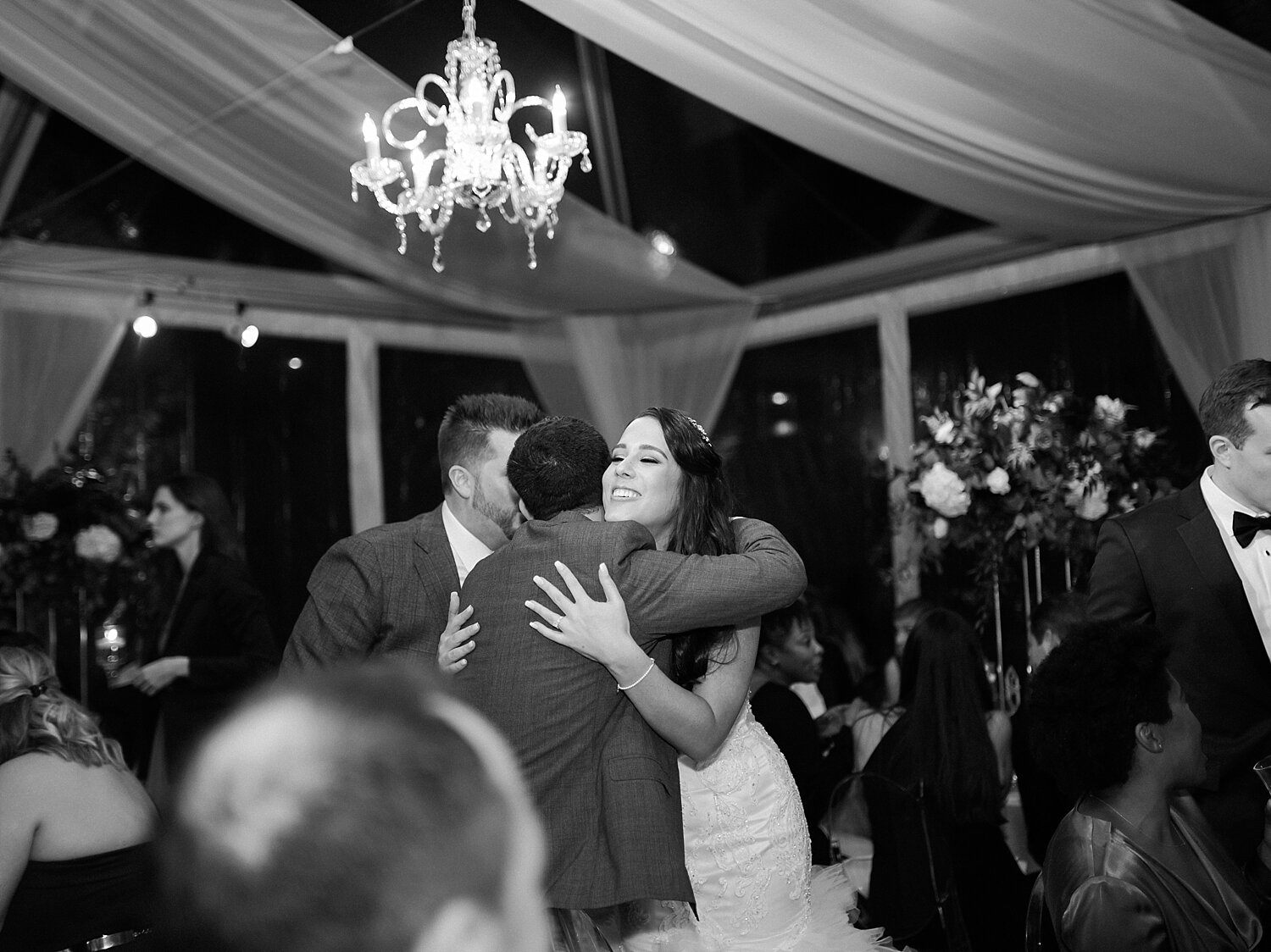 bride and groom enter reception at the Foundry photographed by Asher Gardner Photography