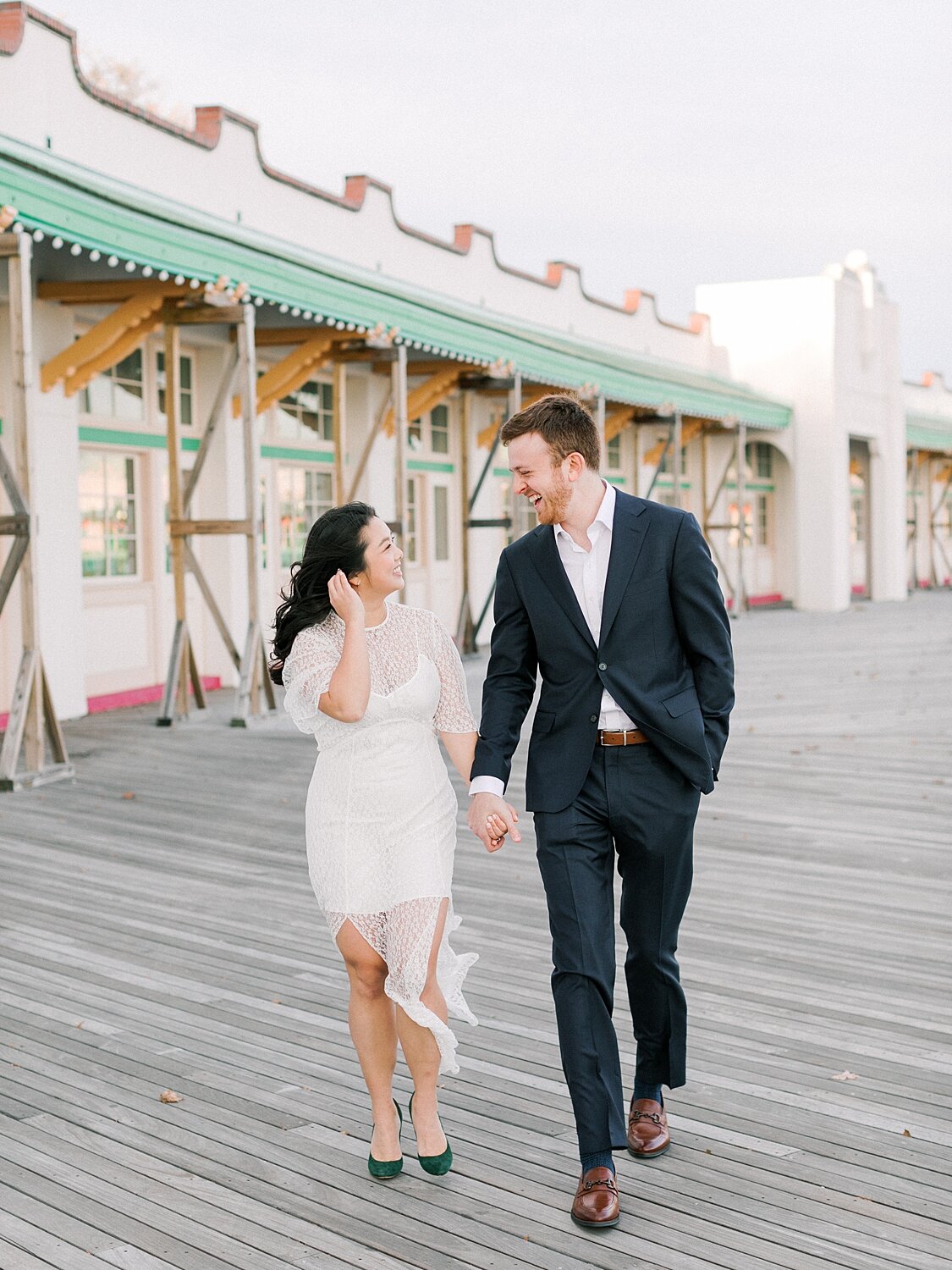 boardwalk engagement session by Asher Gardner Photography