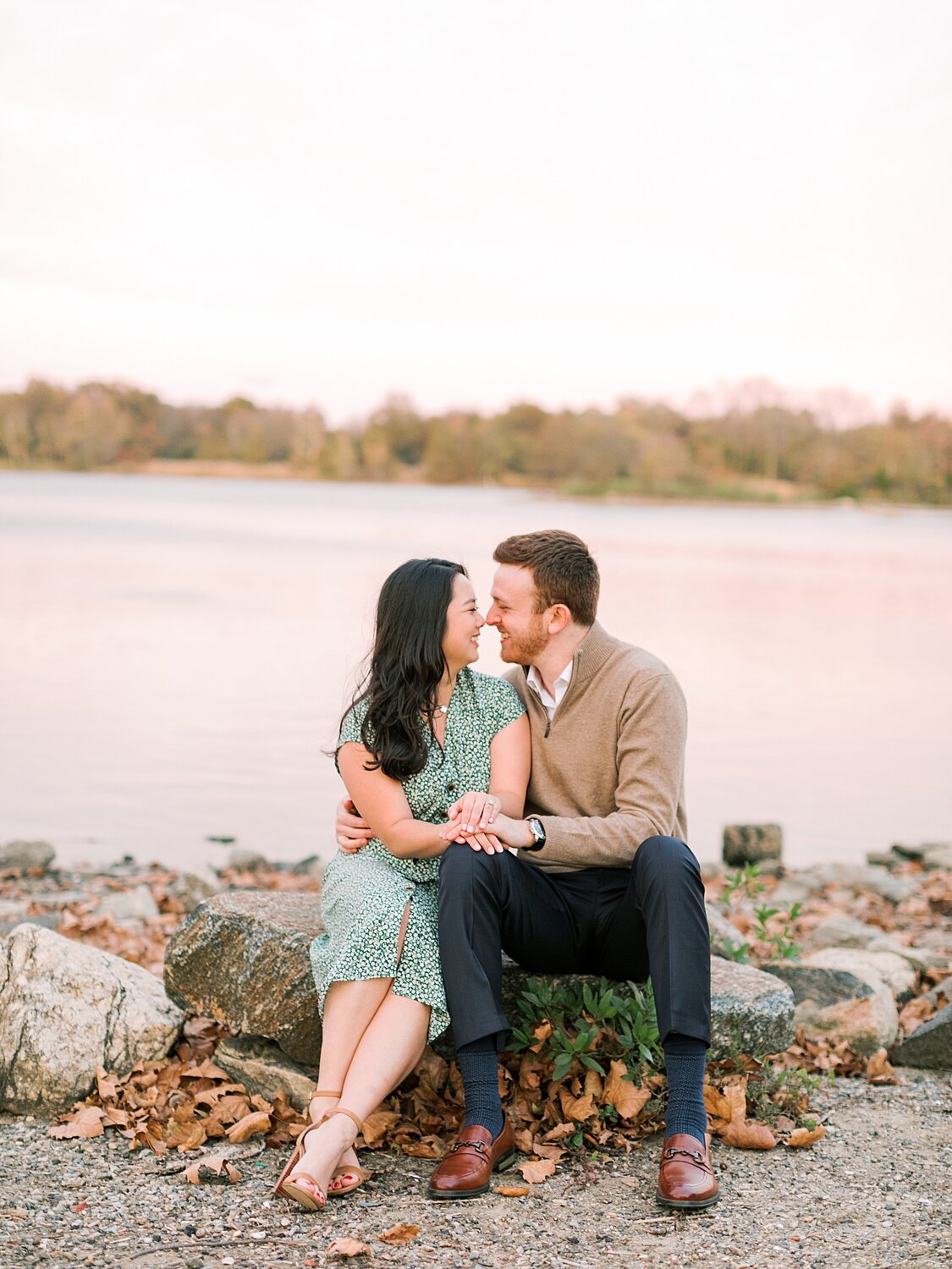 New york beach engagement session by Asher Gardner Photography