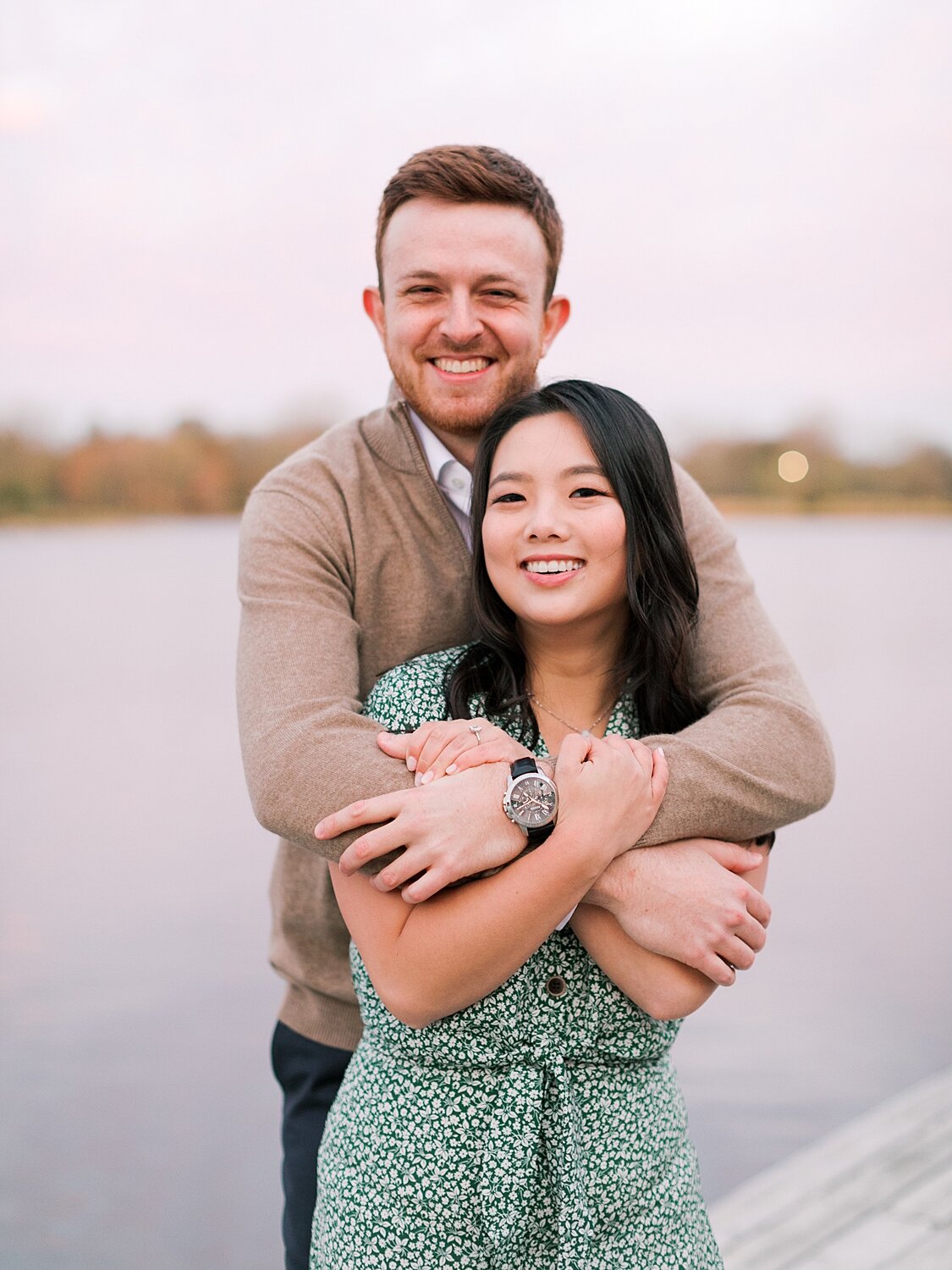 Rye Playland beach engagement session by Asher Gardner Photography