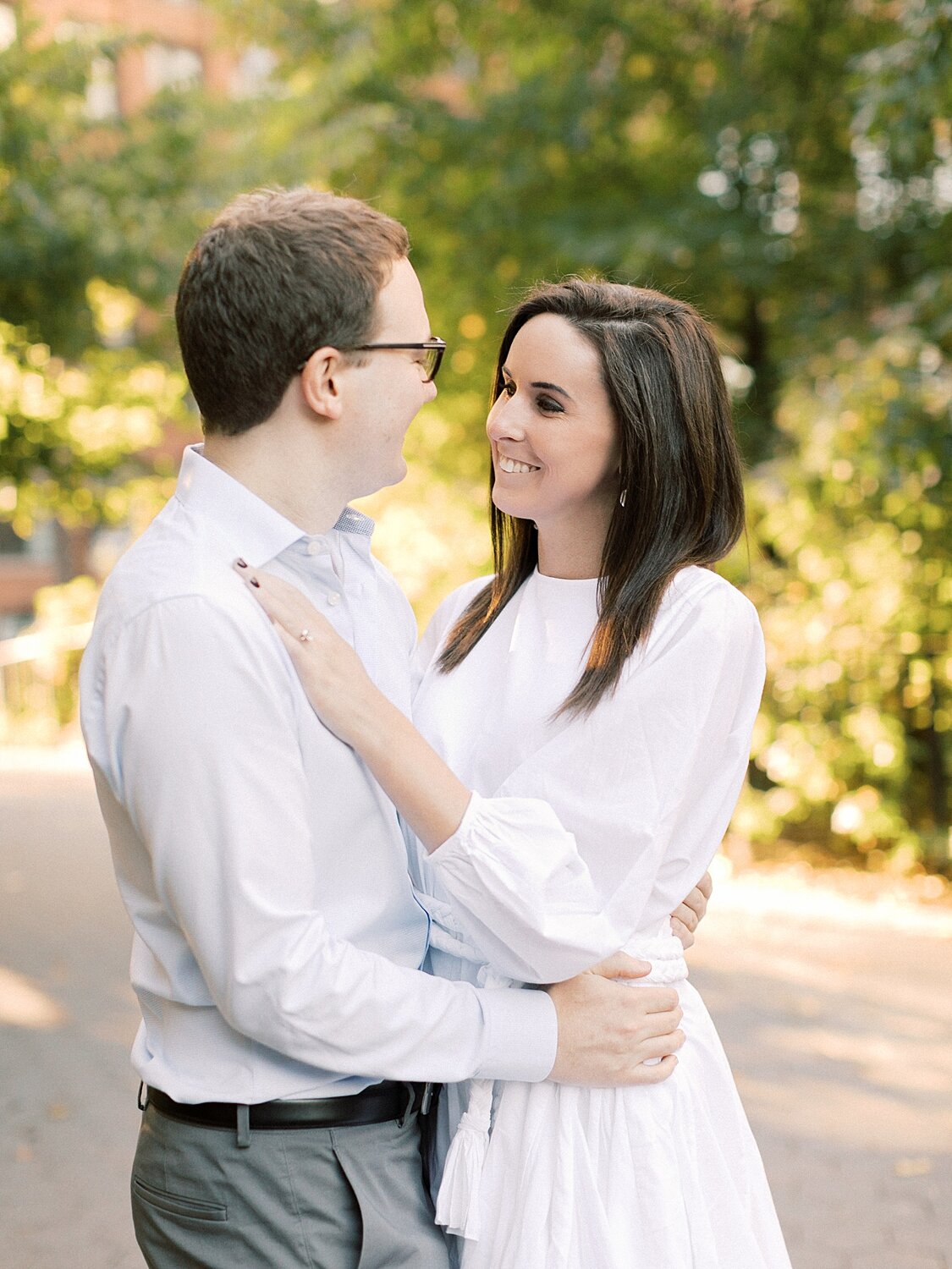 engagement portraits in New York City with Asher Gardner Photography