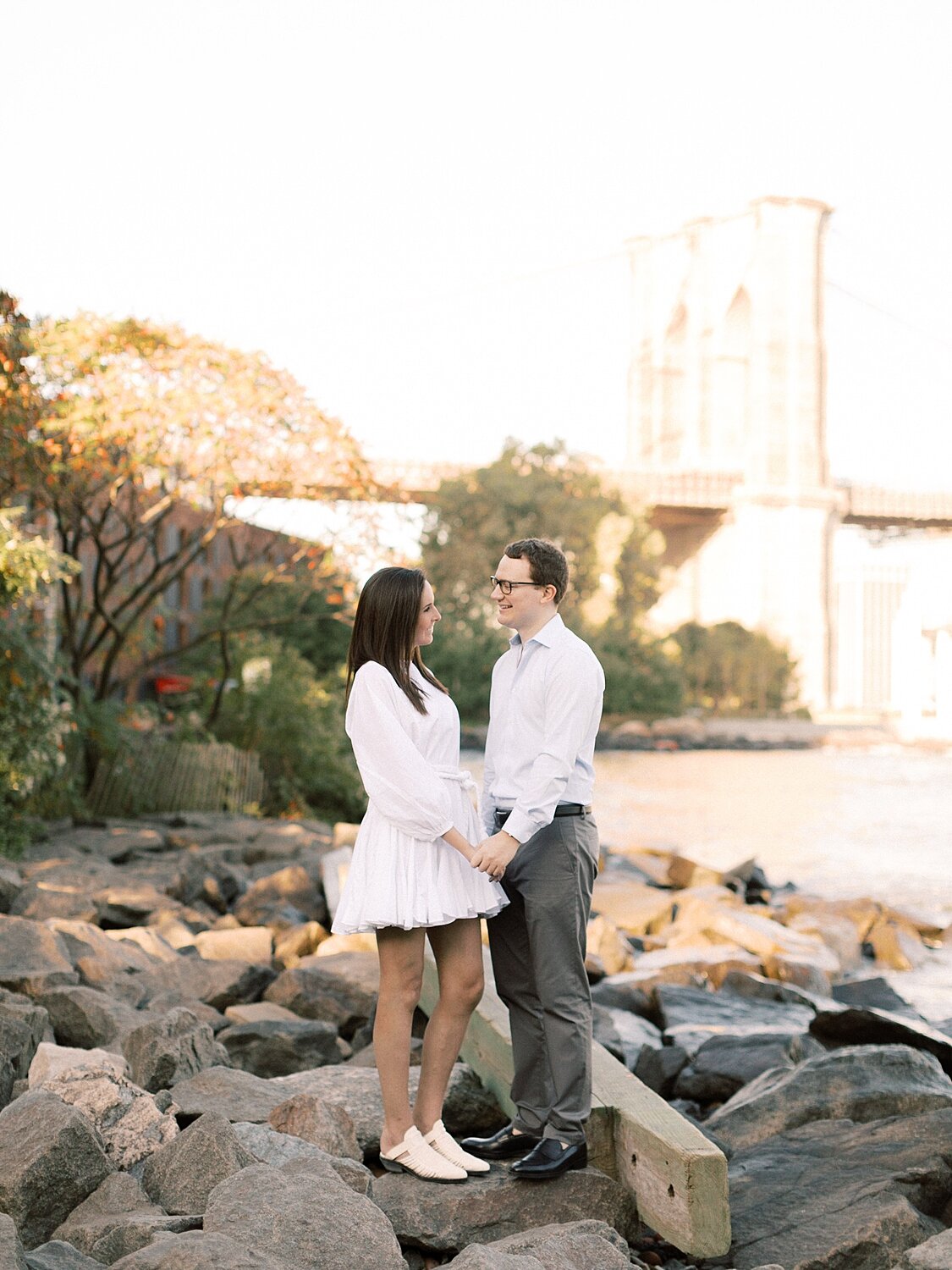 waterfront engagement session with NY photographer Asher Gardner Photography