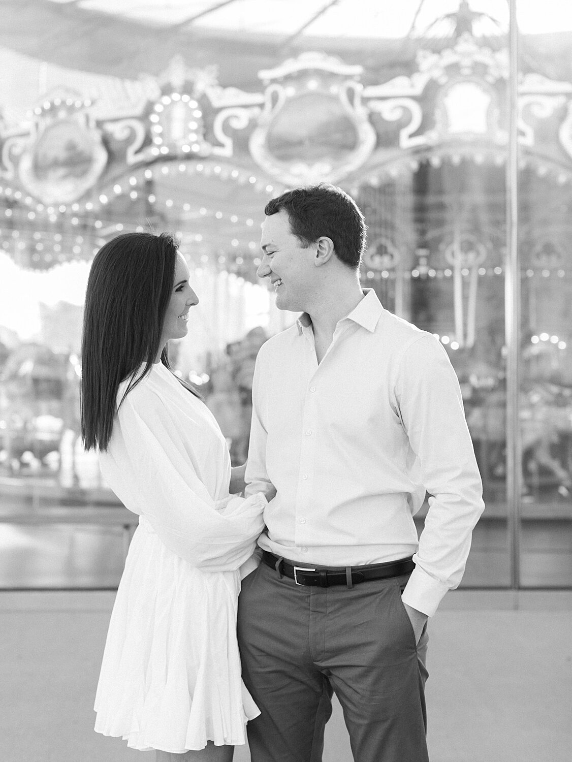 romantic NYC engagement portraits with Asher Gardner Photography