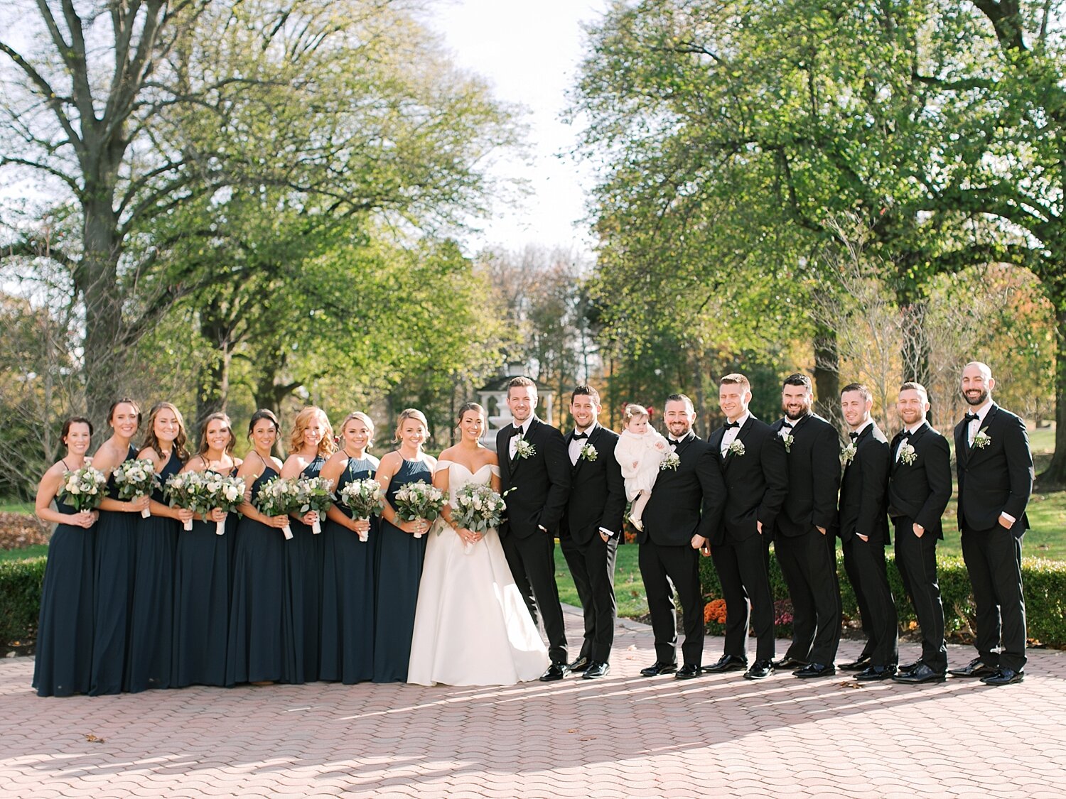 wedding party photographed by Asher Gardner Photography