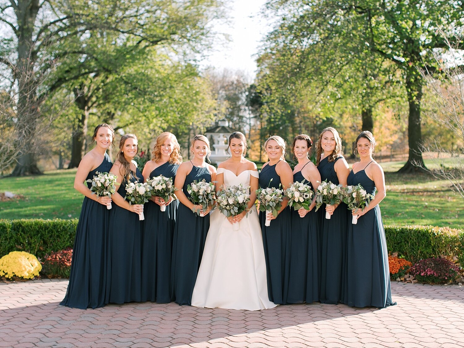 green bridesmaids dresses photographed by Asher Gardner Photography
