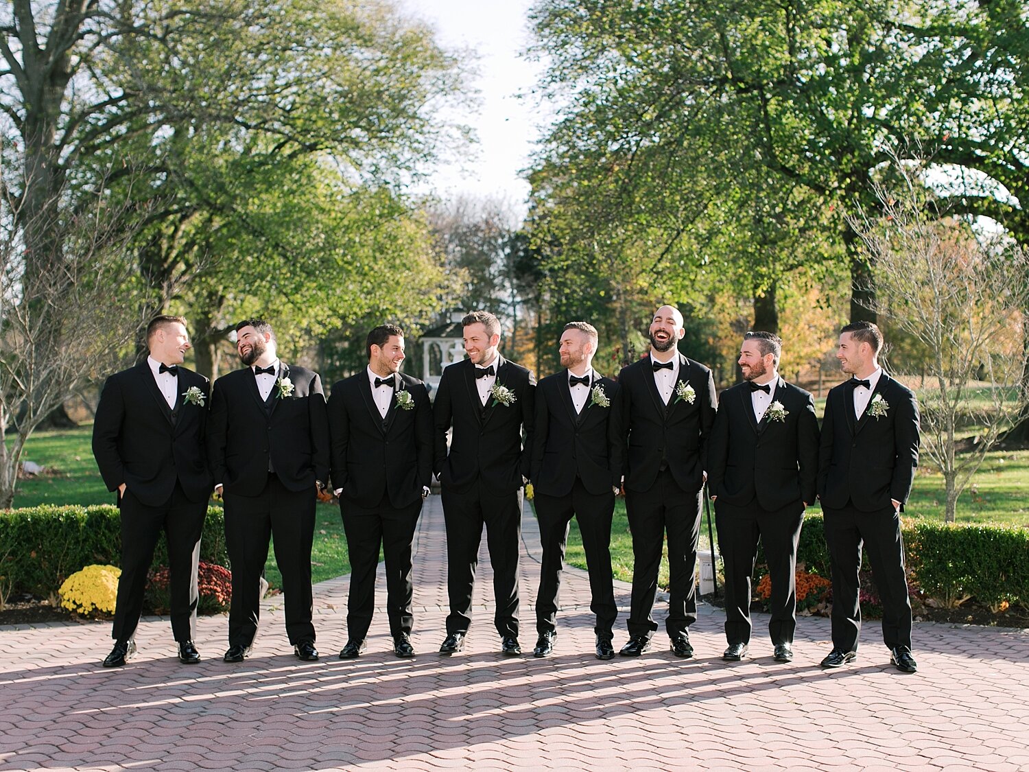 classic groom and groomsmen attire from Calvin Klein photographed by Asher Gardner Photography