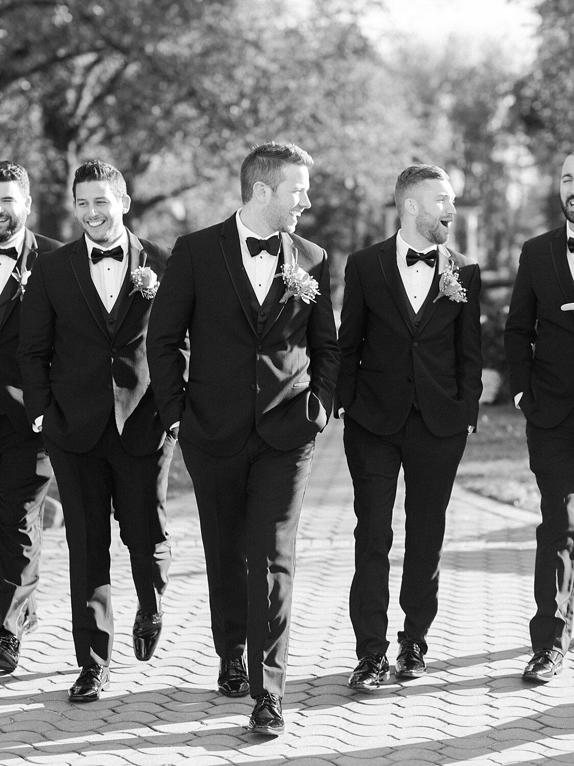 classic groomsmen portraits by Asher Gardner Photography