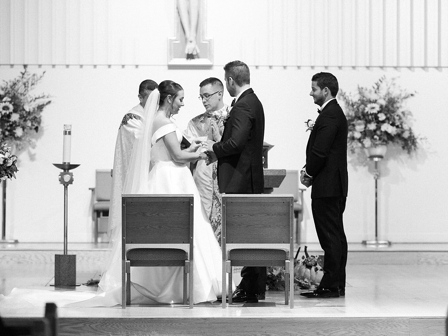 traditional church wedding in Long Island photographed by Asher Gardner Photography