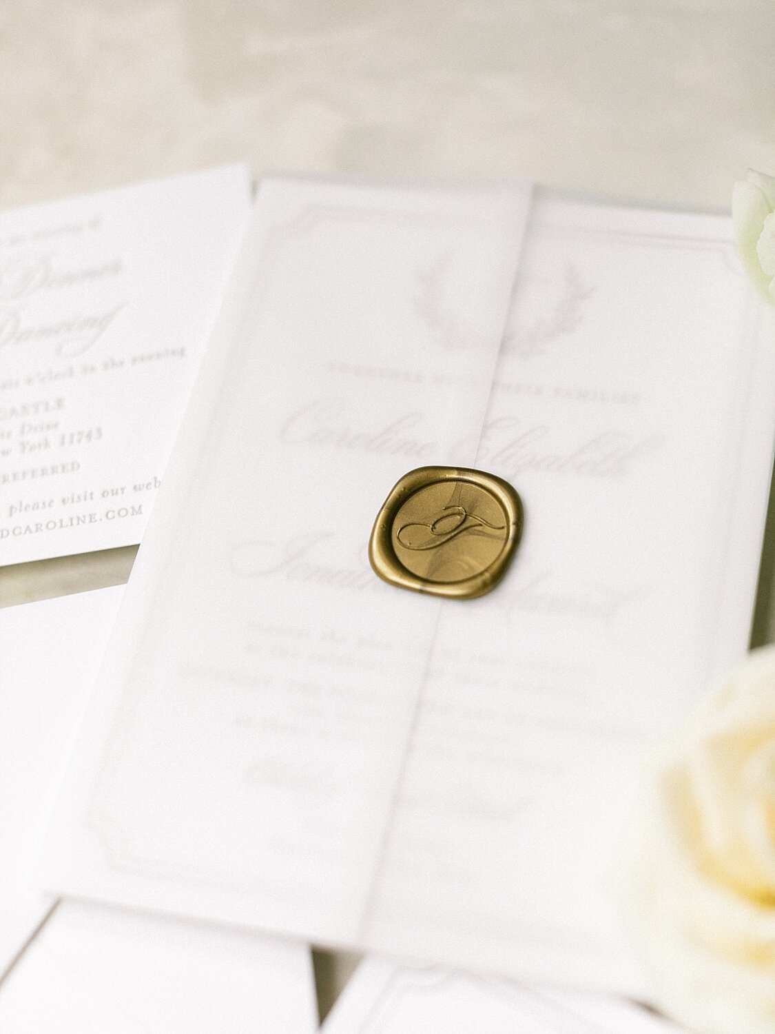 stationery by Whimsy B Paperie photographed by Asher Gardner Photography