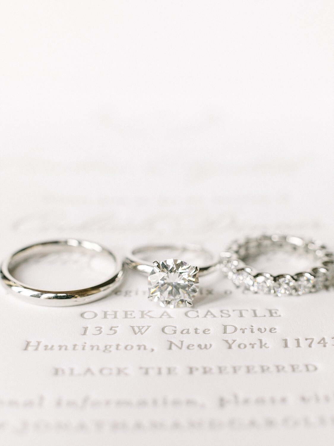 wedding rings photographed by Asher Gardner Photography