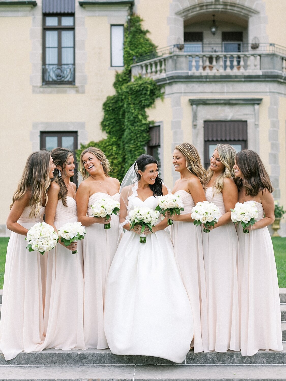 classic bridesmaid attire with Asher Gardner Photography