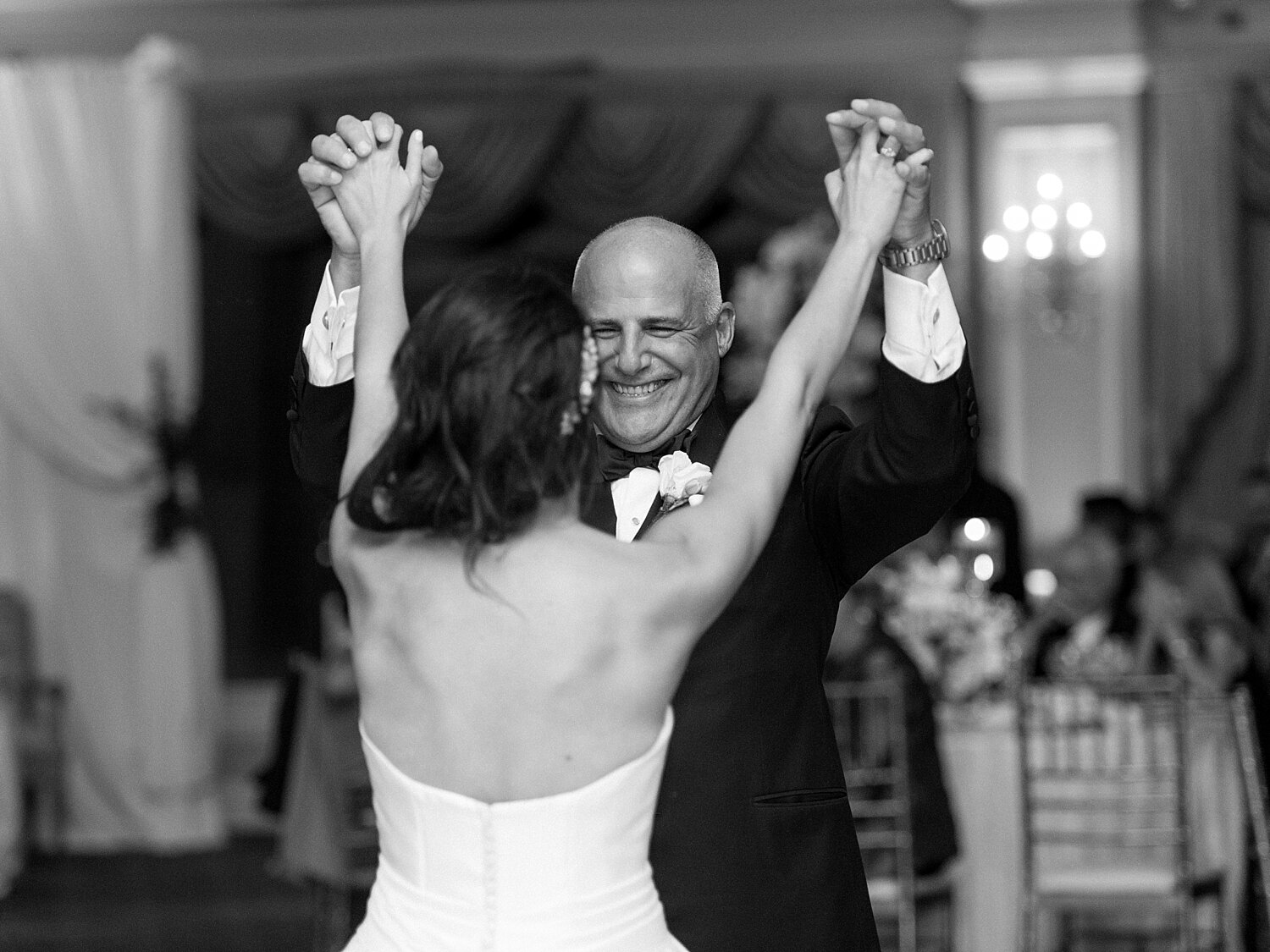 fun father-daughter dance photographed by Asher Gardner Photography