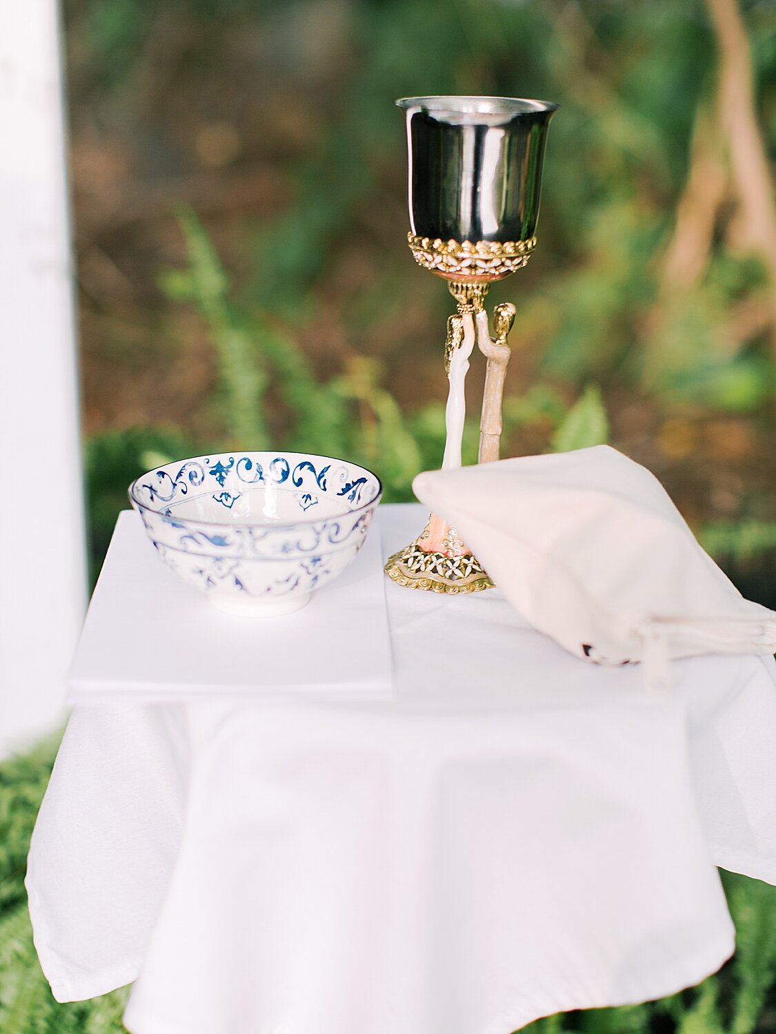 Jewish wedding ceremony details | Stylish Private Home Wedding Inspiration | Asher Gardner Photography