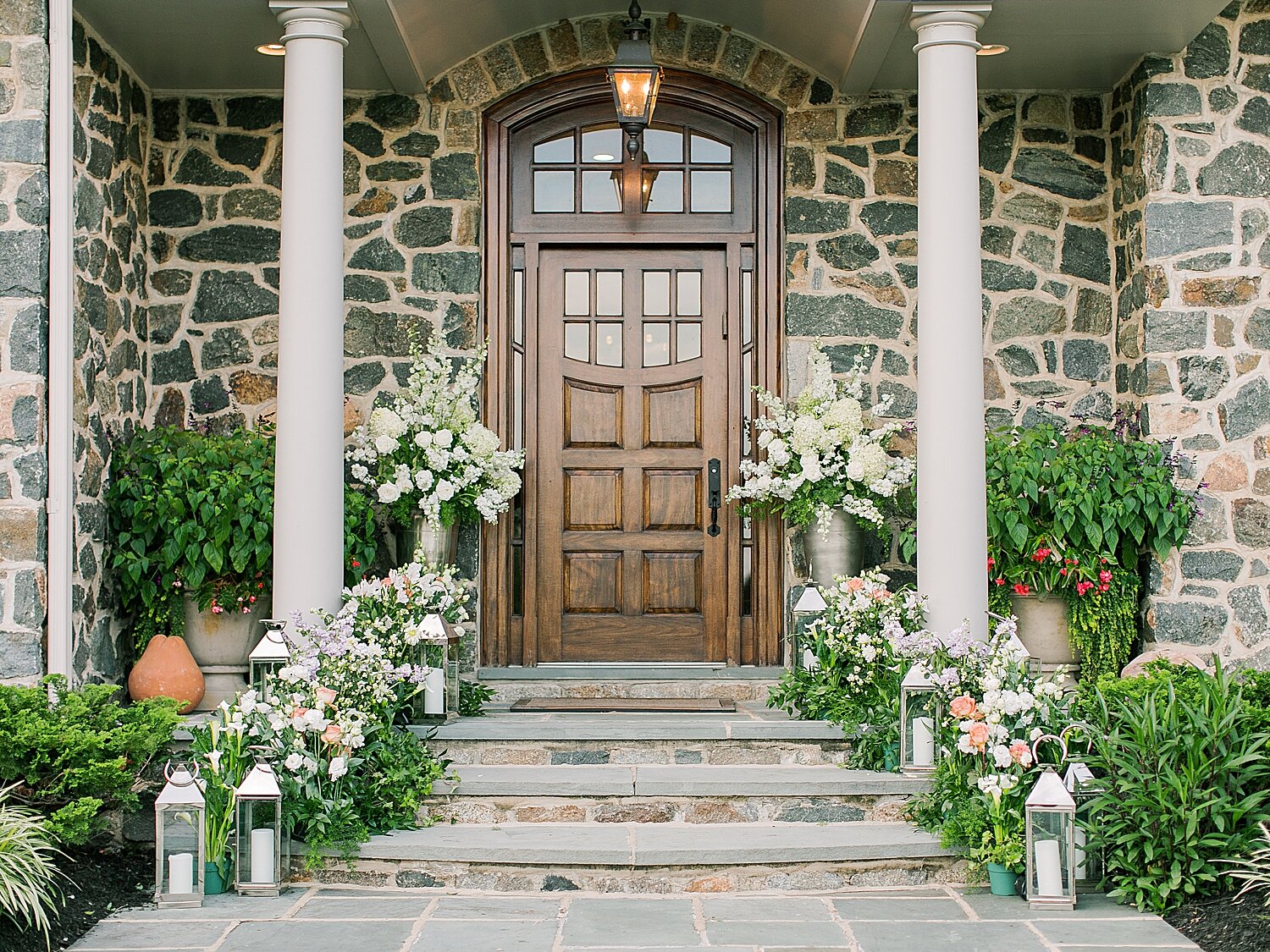 private estate wedding in New York | Stylish Private Home Wedding Inspiration | Asher Gardner Photography