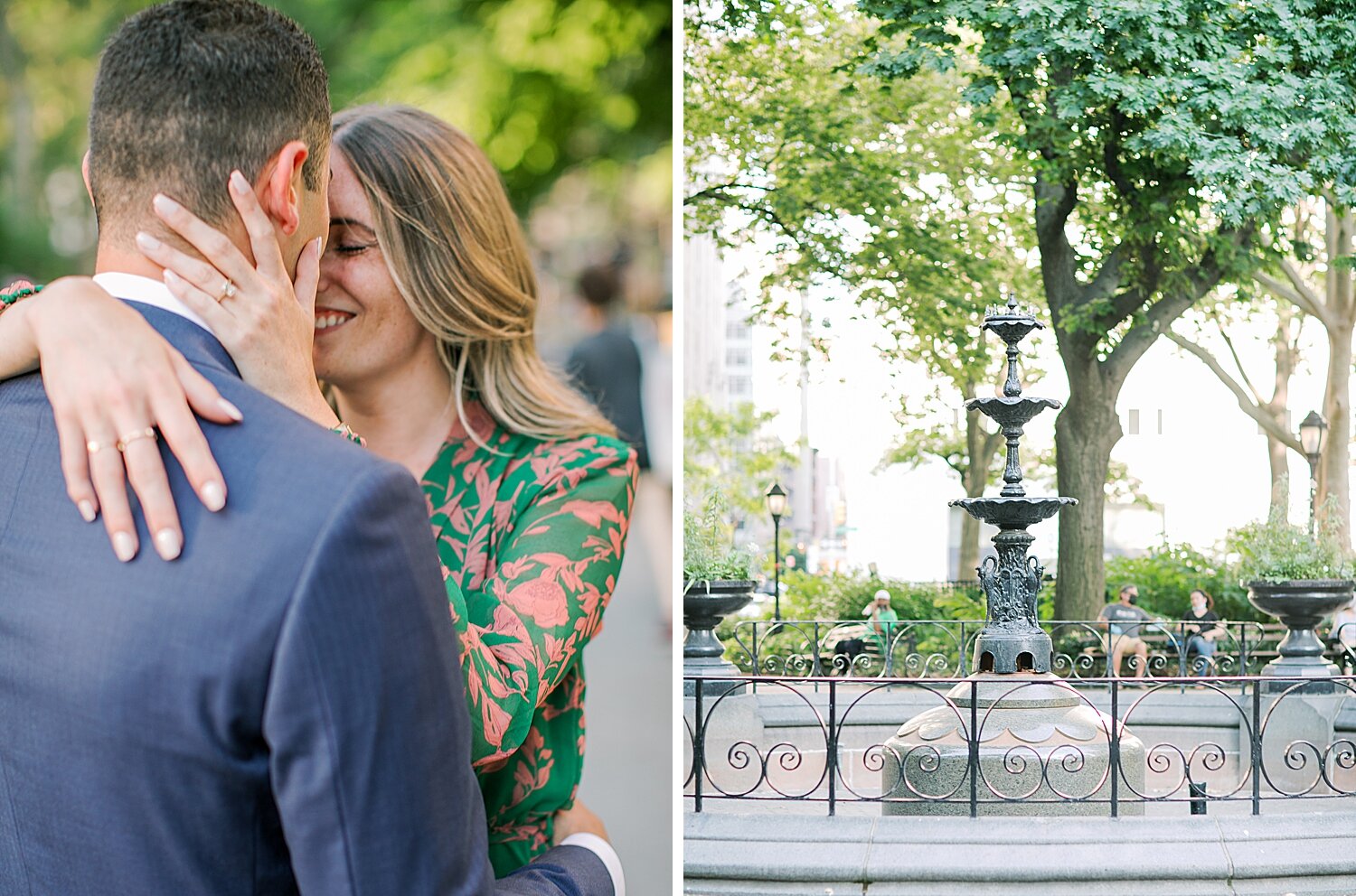 engagement portraits in the Village | Asher Gardner Photography | The Village engagement session