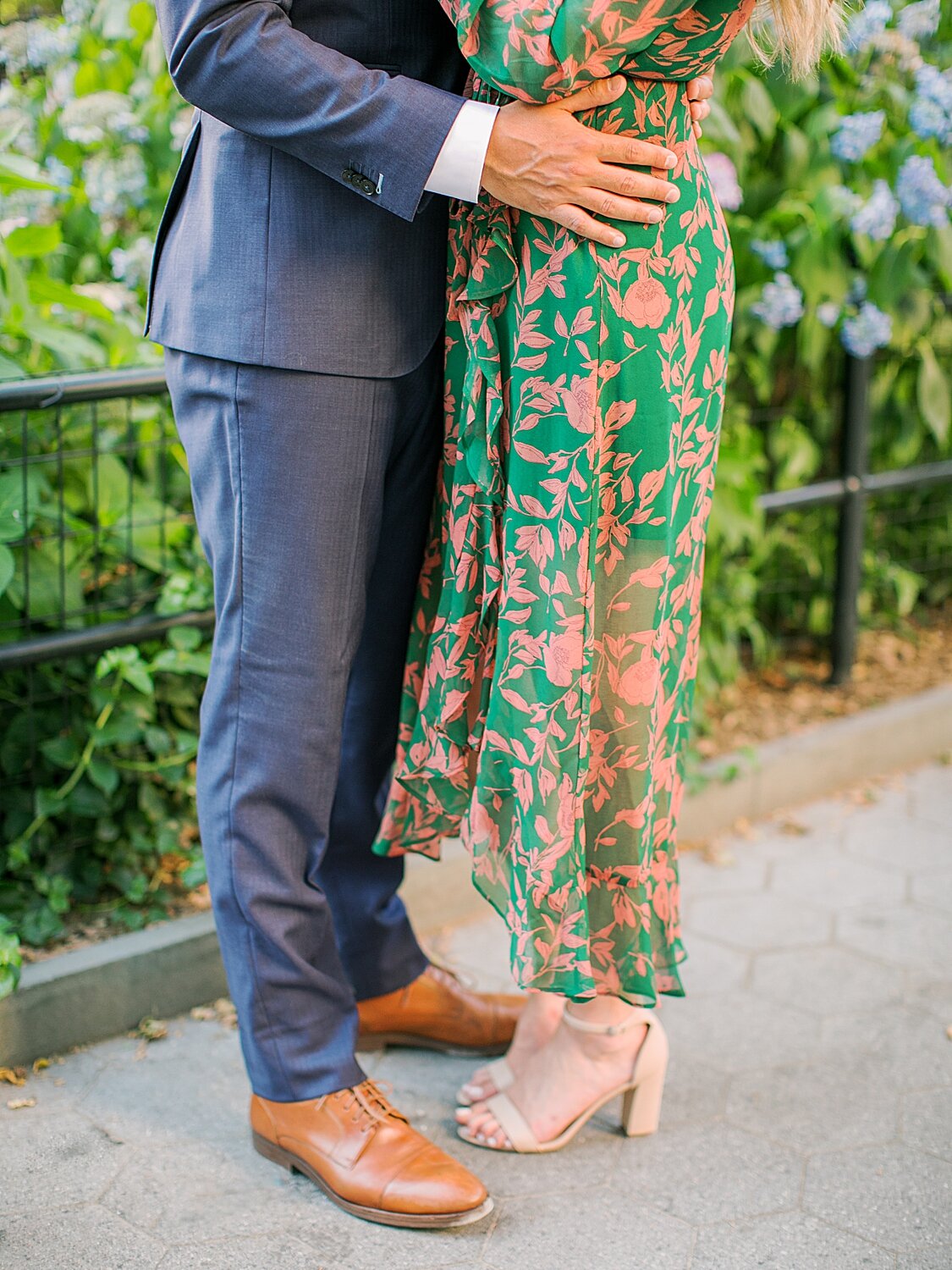 engagement portraits in the city | Asher Gardner Photography | The Village engagement session