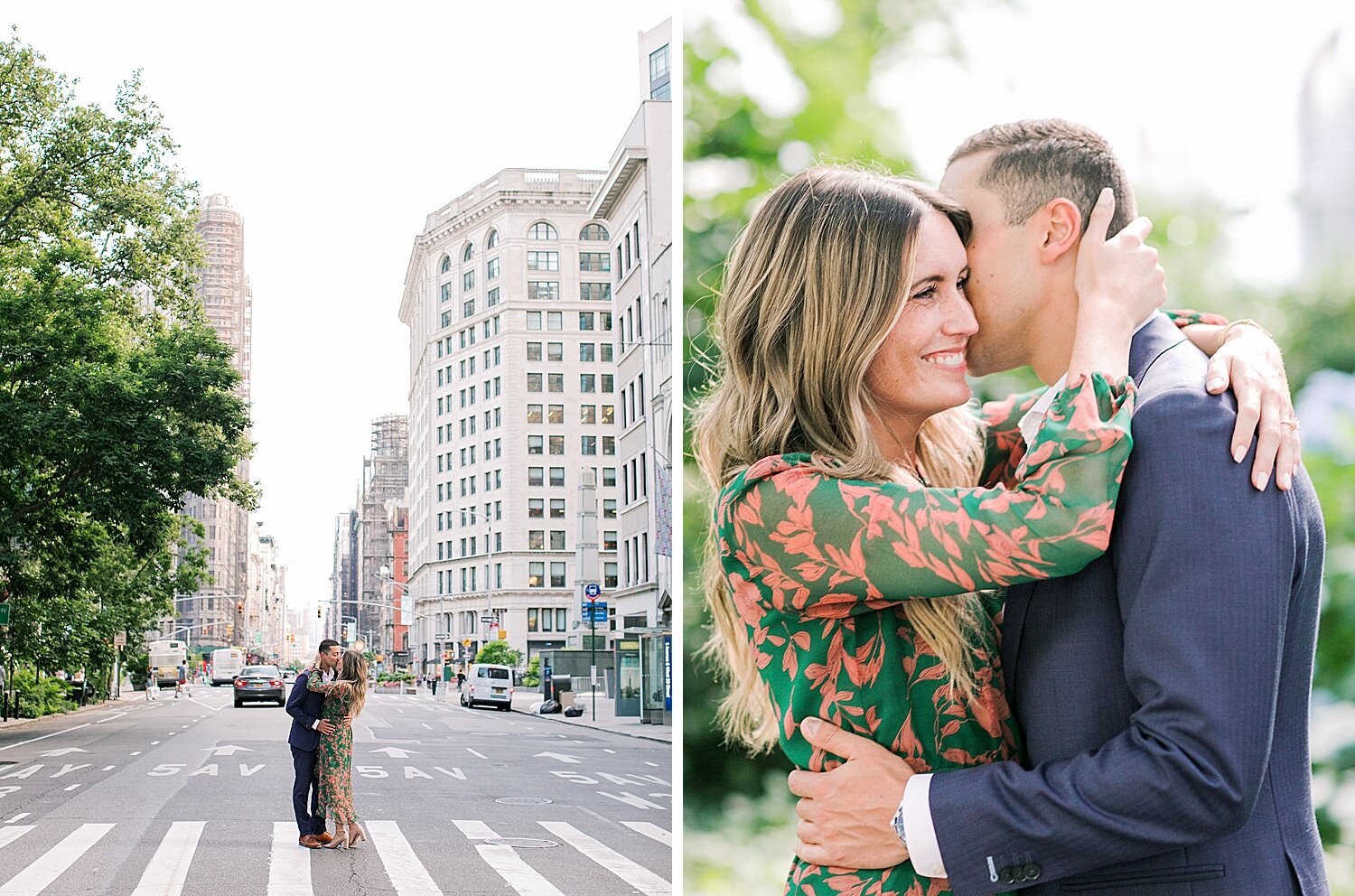 city engagement portraits in New York | Asher Gardner Photography | The Village engagement session