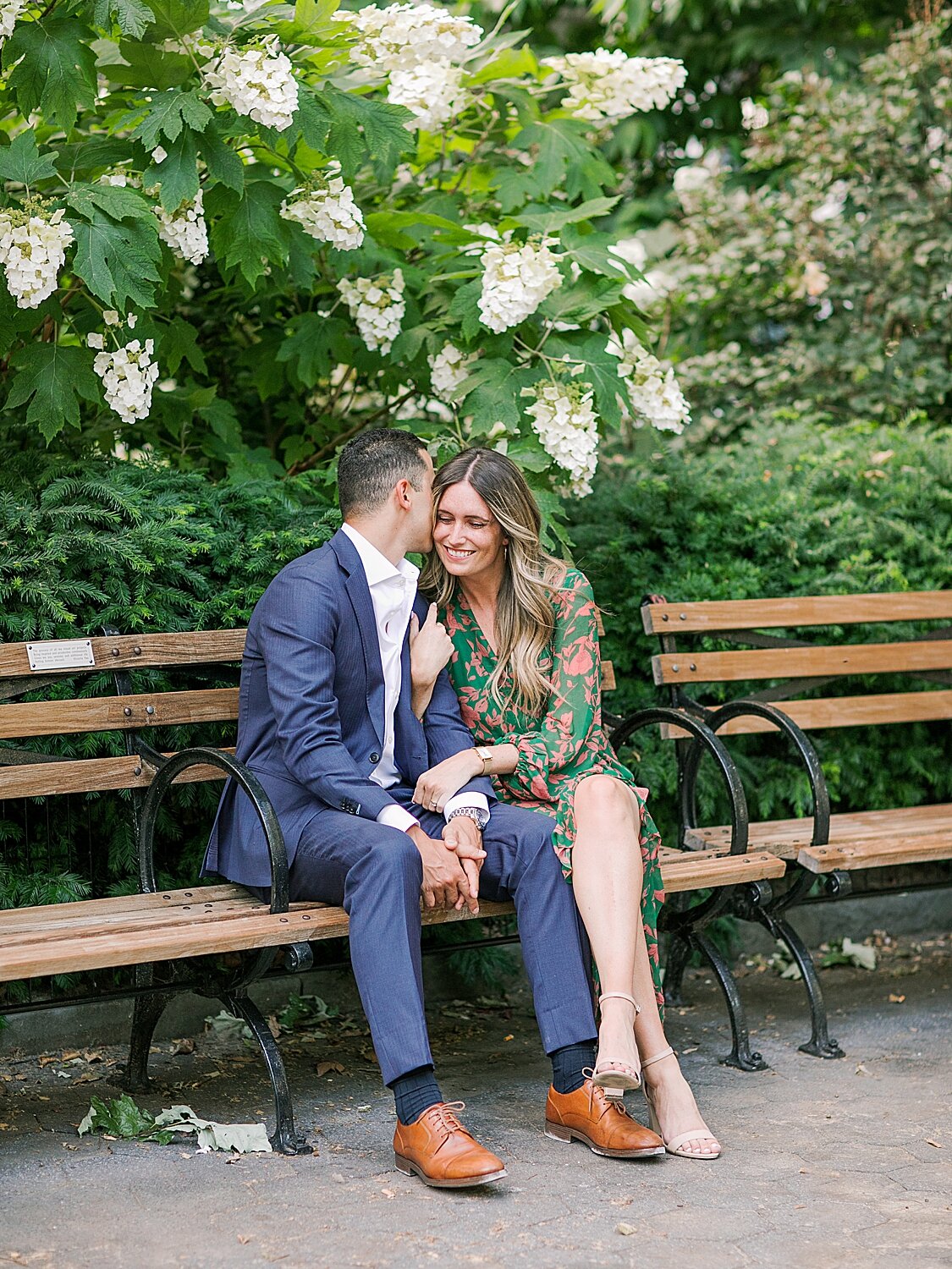New York City park engagement session | Asher Gardner Photography | The Village engagement session