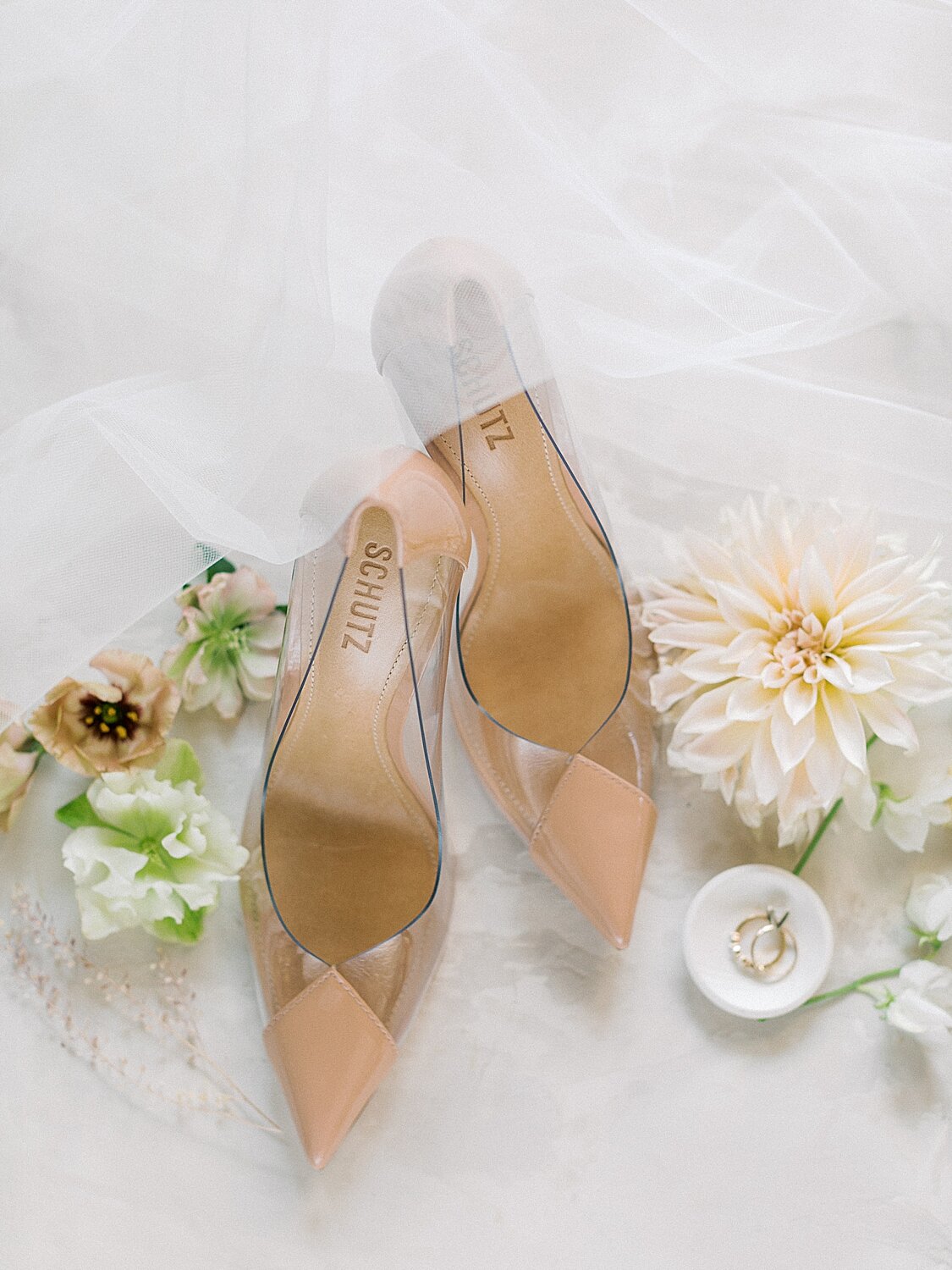 bride's shoes for NYC wedding day | Asher Gardner Photography | Intimate Ceremony in DUMBO New York