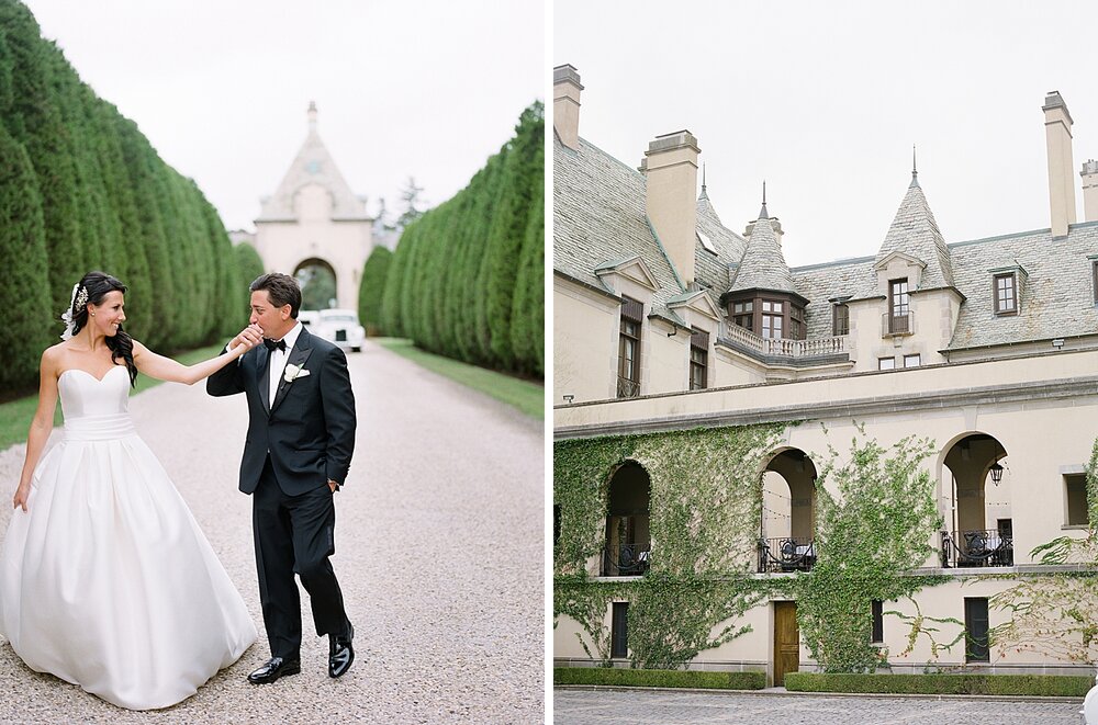 bride and groom pose during Huntington NY wedding | Tri-State Area Wedding Venues photographed by NY wedding photographer Asher Gardner Photography