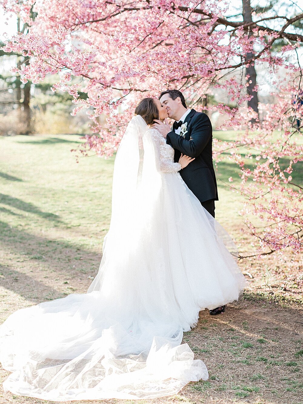 spring wedding portraits in Central Park | Tri-State area wedding venues photographed by Asher Gardner Photography