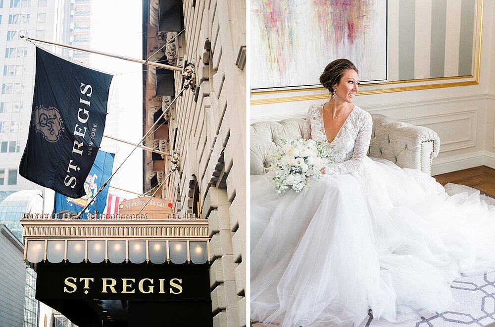New York City wedding at the St. Regis Hotel | Tri-State area wedding venues photographed by Asher Gardner Photography