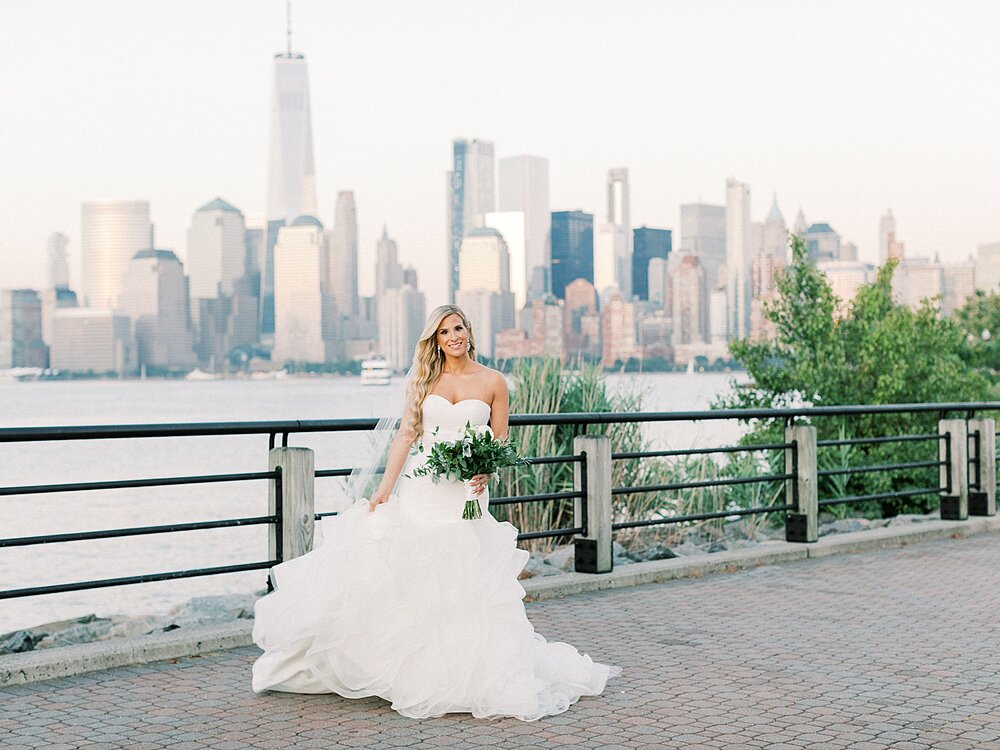 bride twirls gown at Liberty House | Tri-State area wedding venues photographed by Asher Gardner Photography